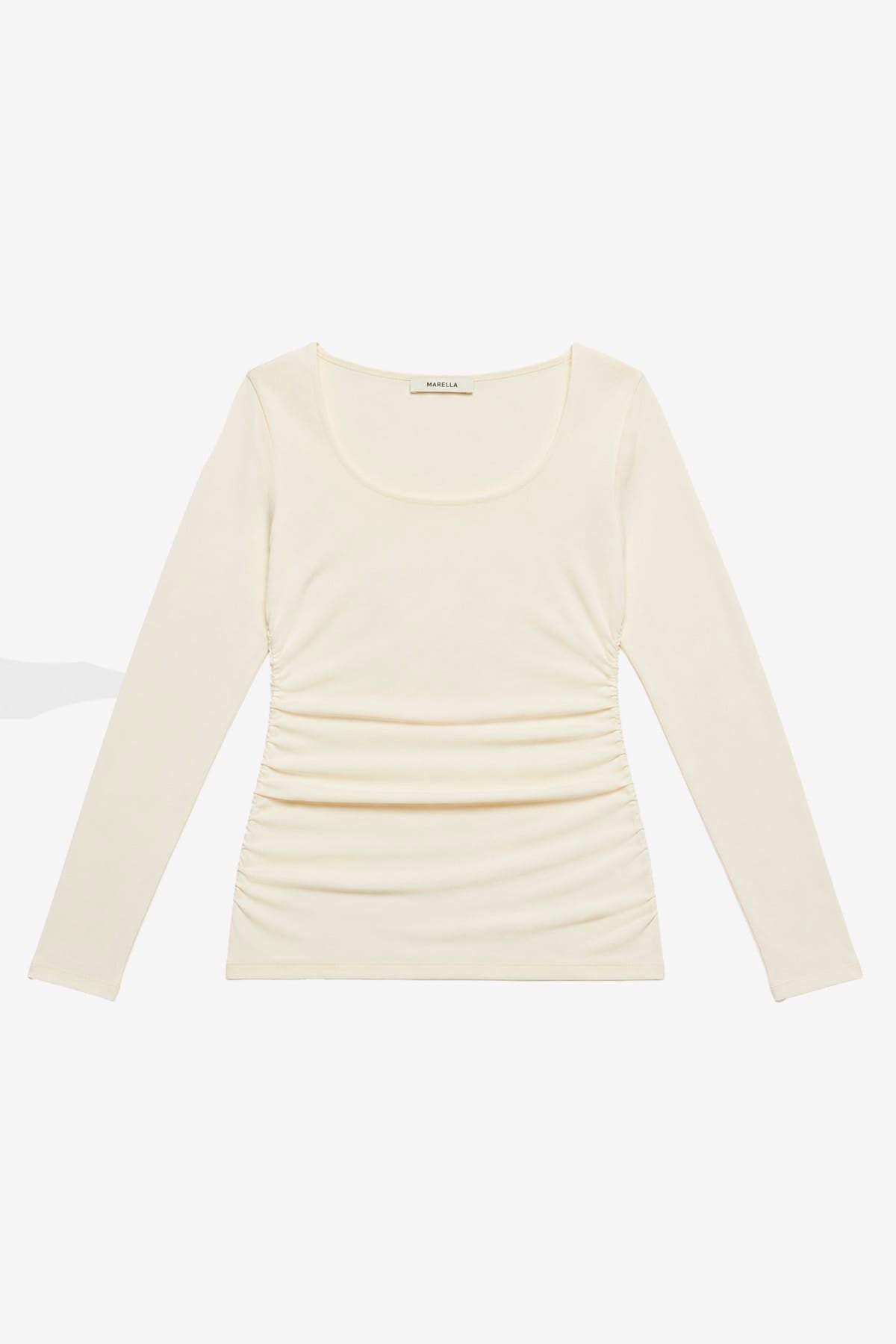 MARELLA BODY/ TOP  BIANCO AVORIO / XXS Blusa in maglia donna Marella Mllopunzia