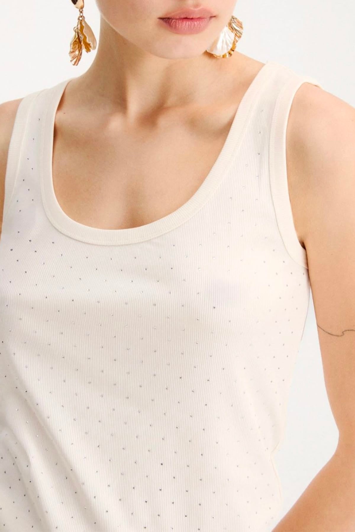 MARELLA BODY/ TOP  Canotta in cotone donna Marella Monochrome Mlmorata