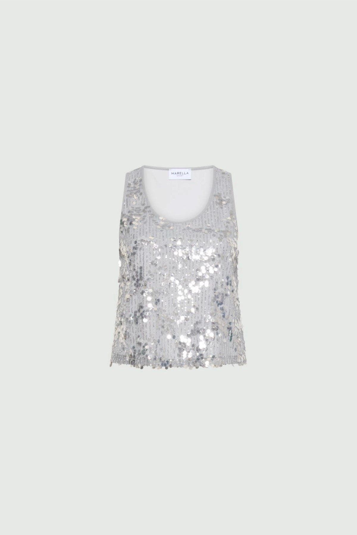 MARELLA BODY/ TOP  GRIGIO / XXS Top grigio in paillettes donna Marella Vischio