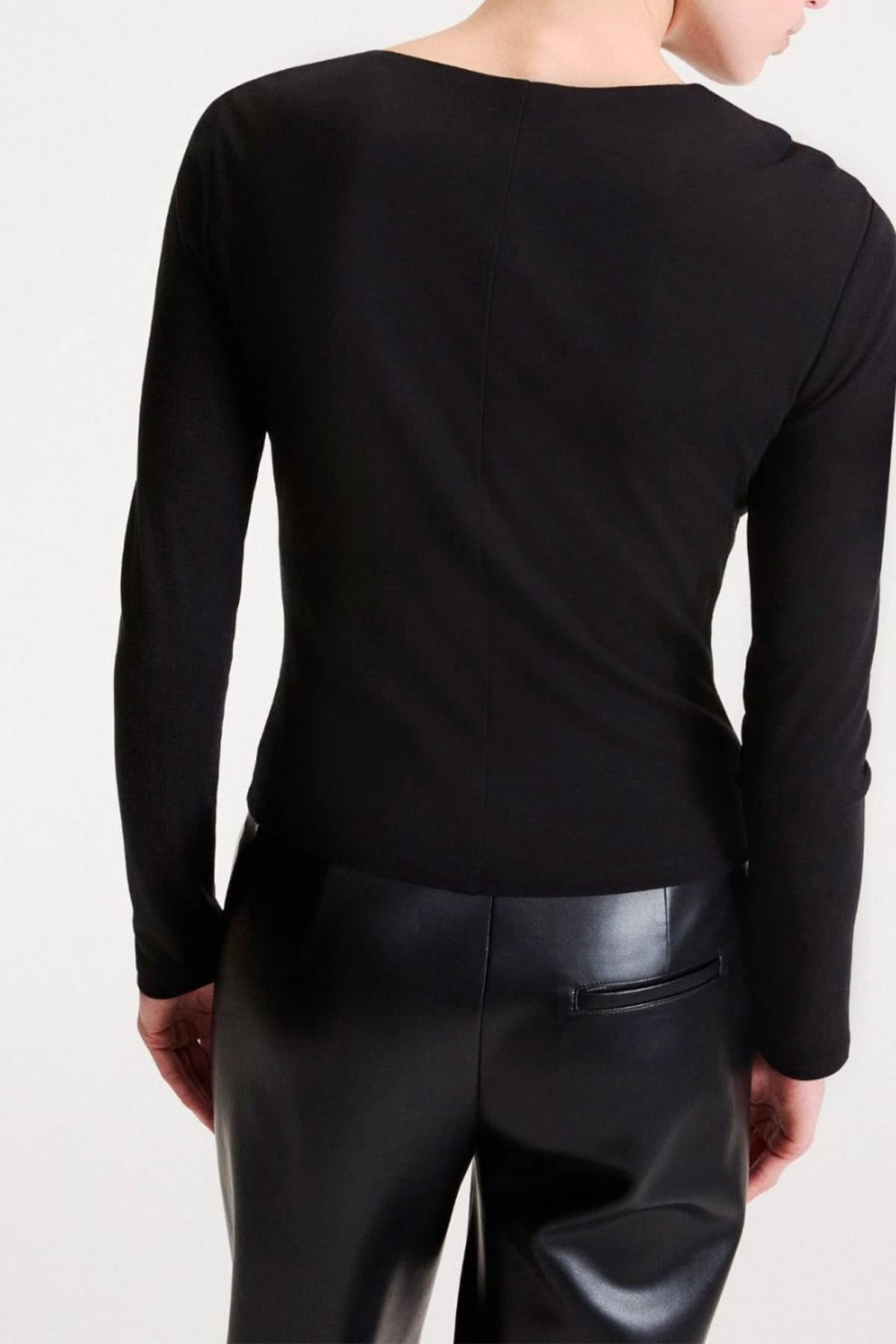 MARELLA BODY/ TOP  Maglia asimmetrica fluida Marella Mlltabacco