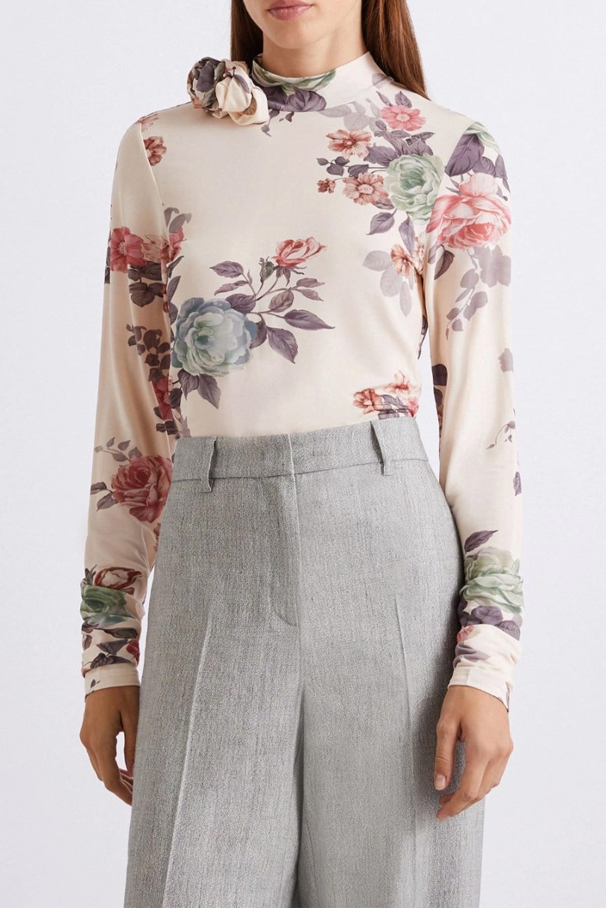 MARELLA BODY/ TOP  Maglia fiorata donna Marella Mllcippo