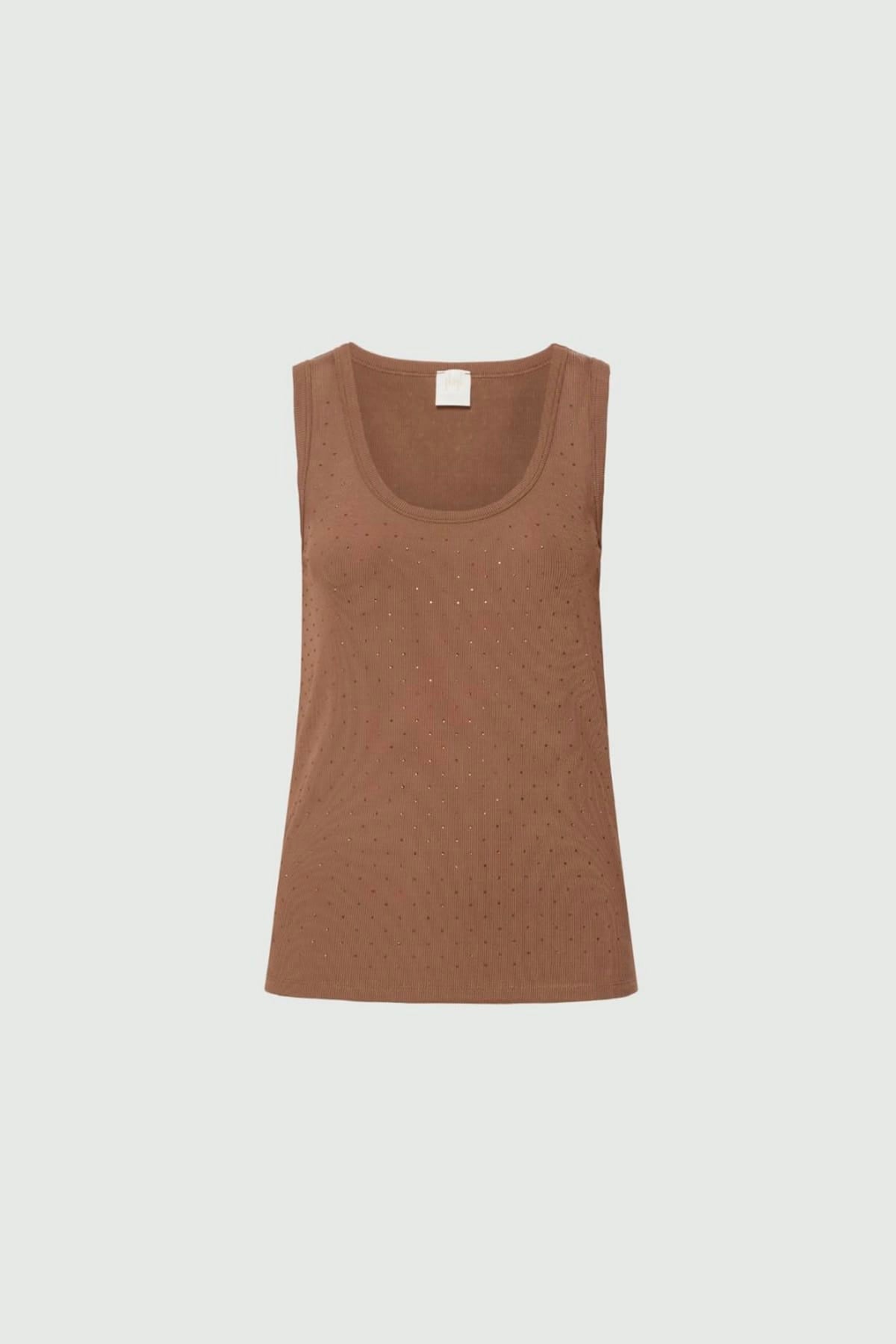 MARELLA BODY/ TOP  MARRONE / XXS Canotta marrone donna Marella Monochrome Mlmoratablin
