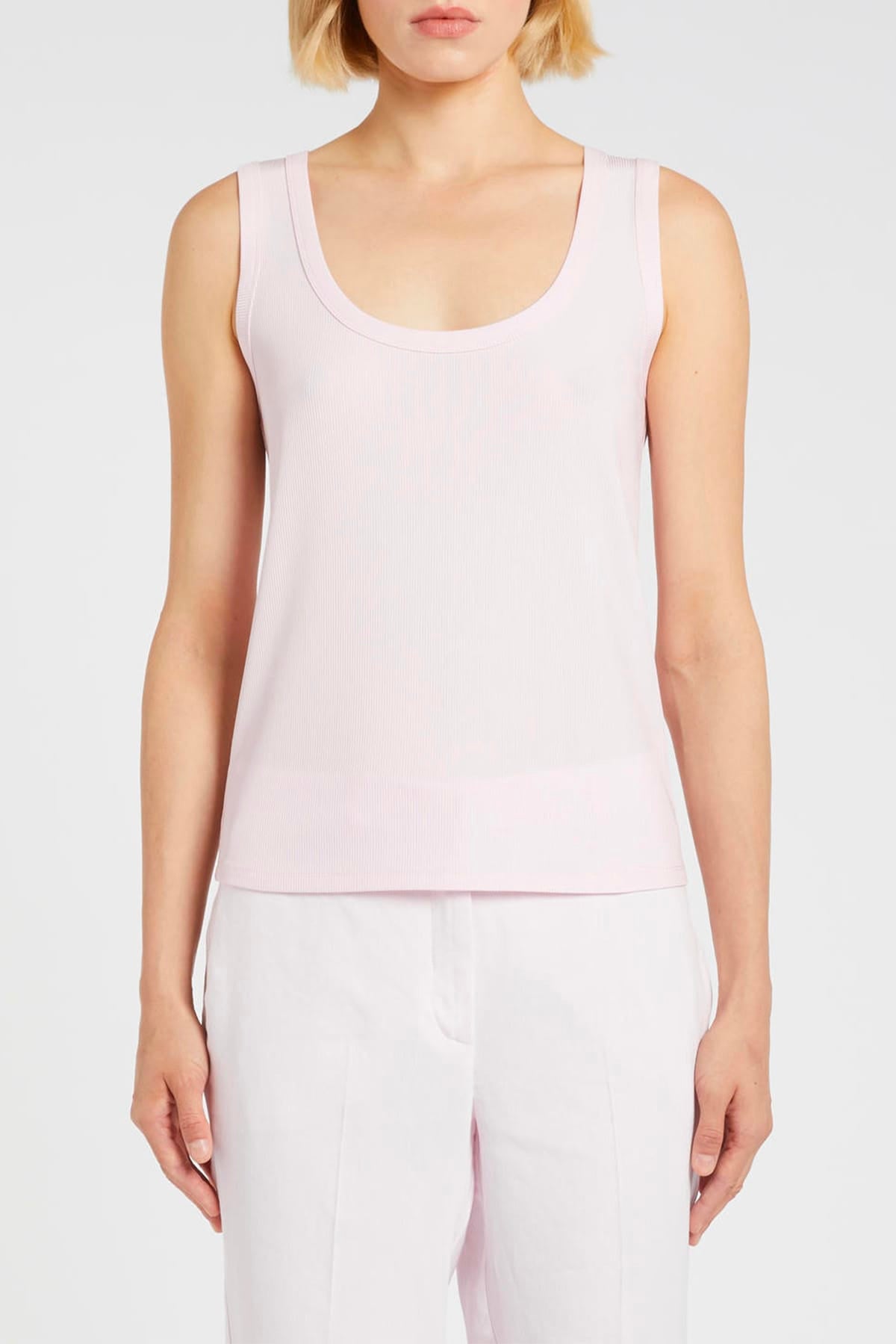 MARELLA BODY/ TOP  ROSA / XXS Canotta in cotone donna Marella Monochrome Mlmorata