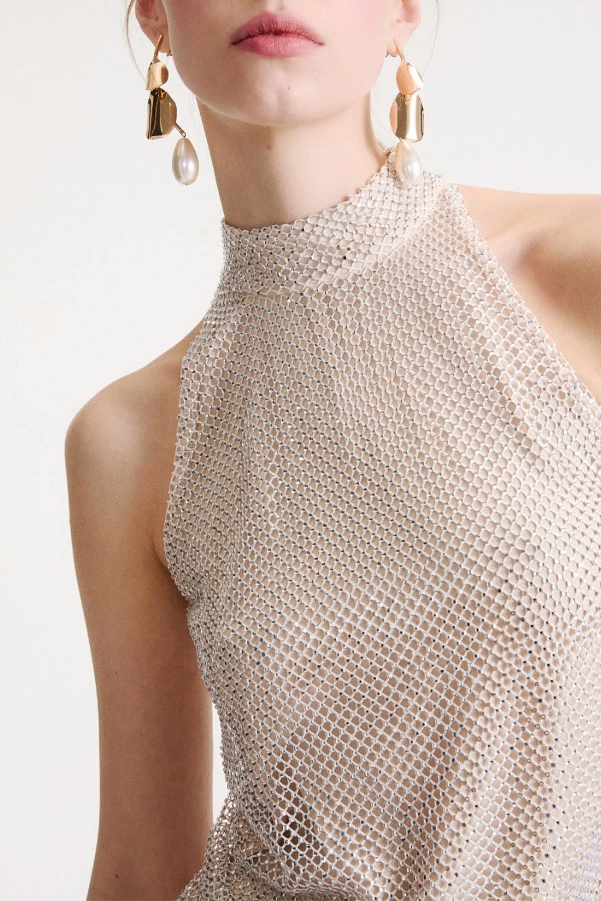 MARELLA BODY/ TOP  GESSO CON STRASS / XXS Top in jersey donna Marella Mllgabarra