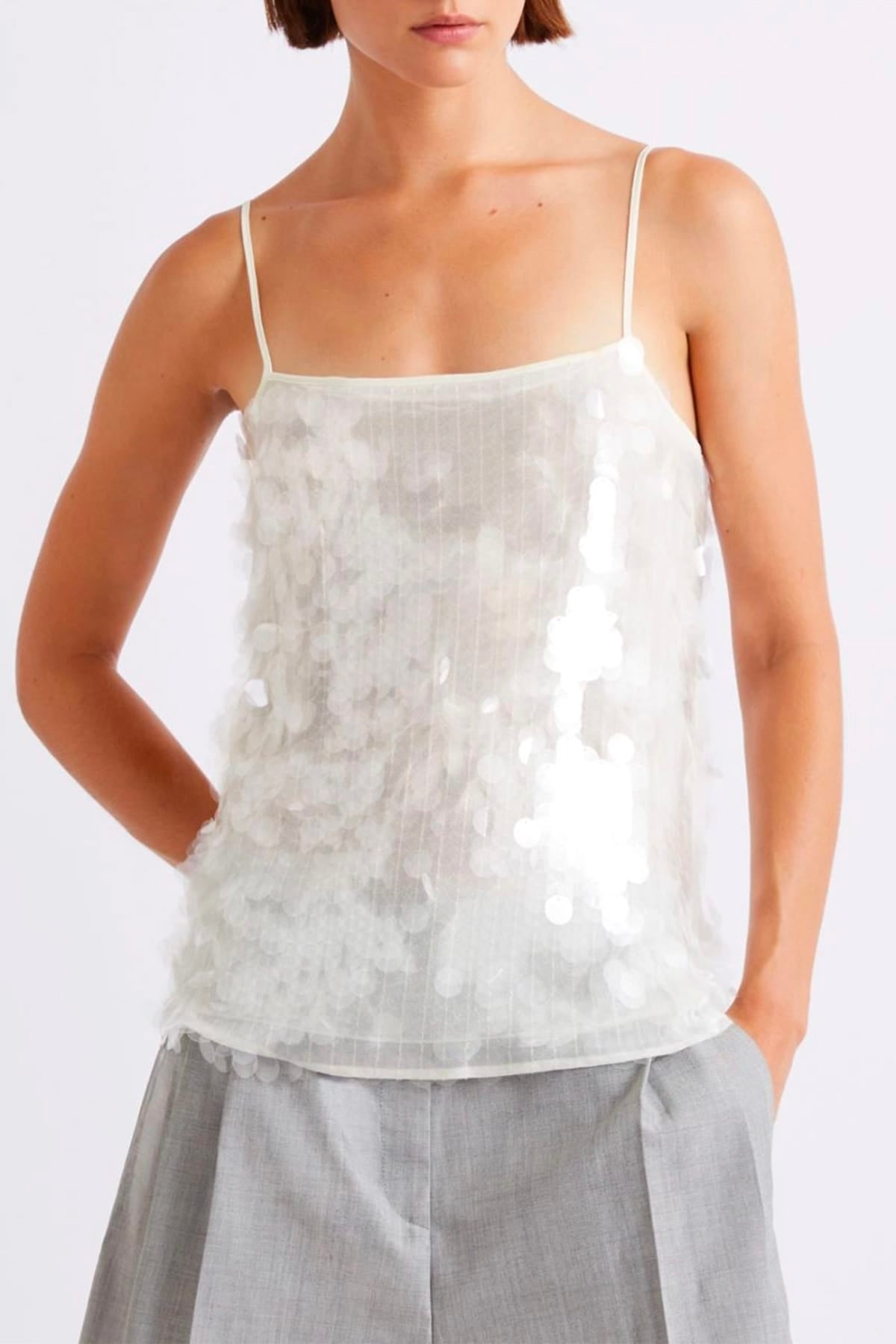 MARELLA BODY/ TOP  Top in paillettes donna Marella Mllmela