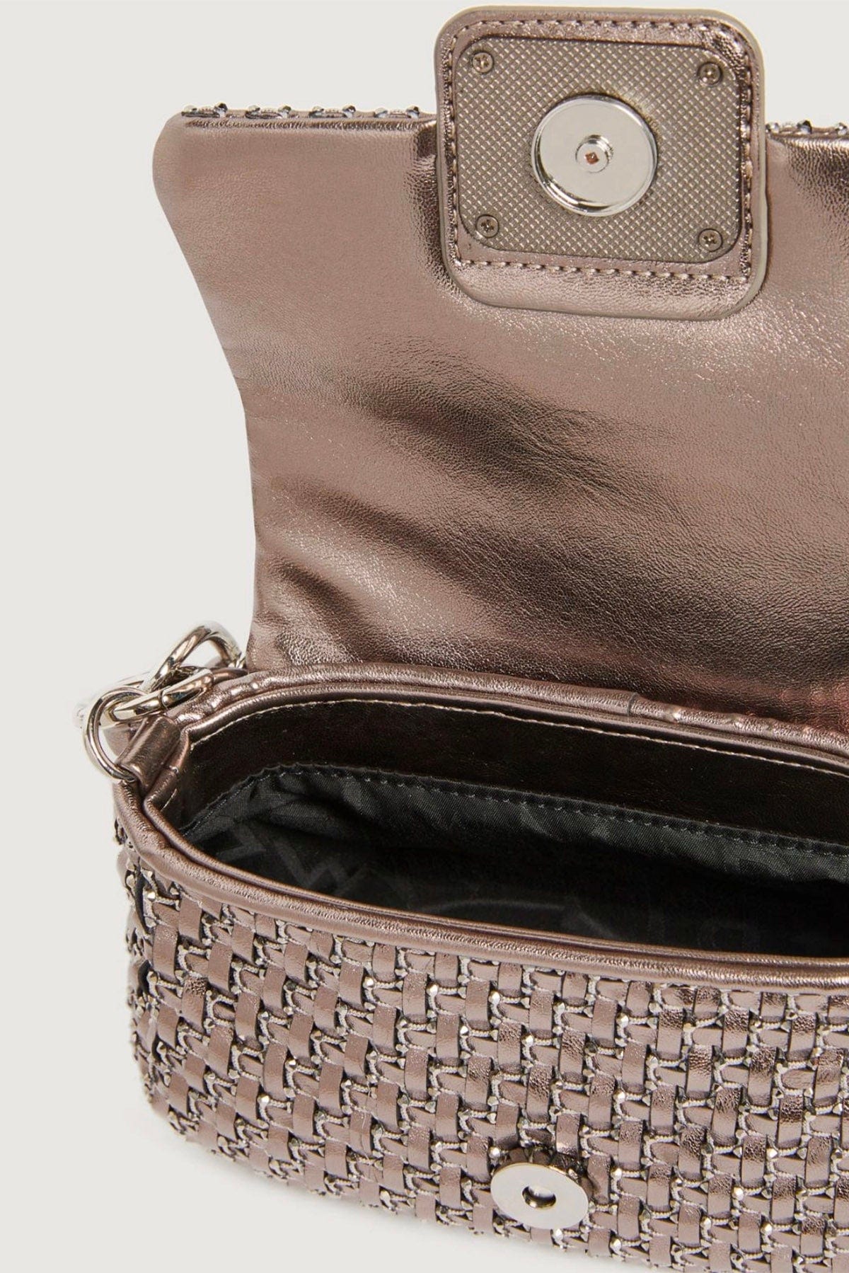 MARELLA BORSA  Borsa in ecopelle intrecciata Marella Lontra1