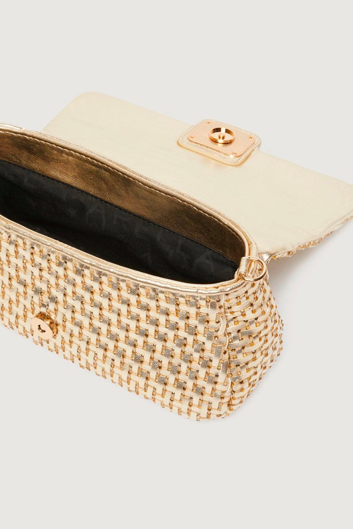 MARELLA BORSA  ORO / UNICA Borsa in oro intrecciata Marella Emily1