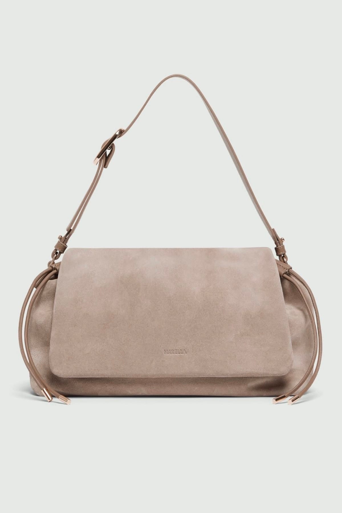 MARELLA BORSA  TORTORA / UNICA Borsa in camoscio donna Marella Mlacardato