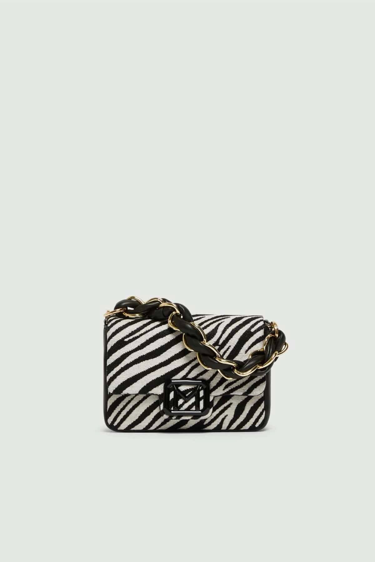 MARELLA BORSA  ZEBRA / UNICA Borsa zebrata donna Marella Mlalontra1