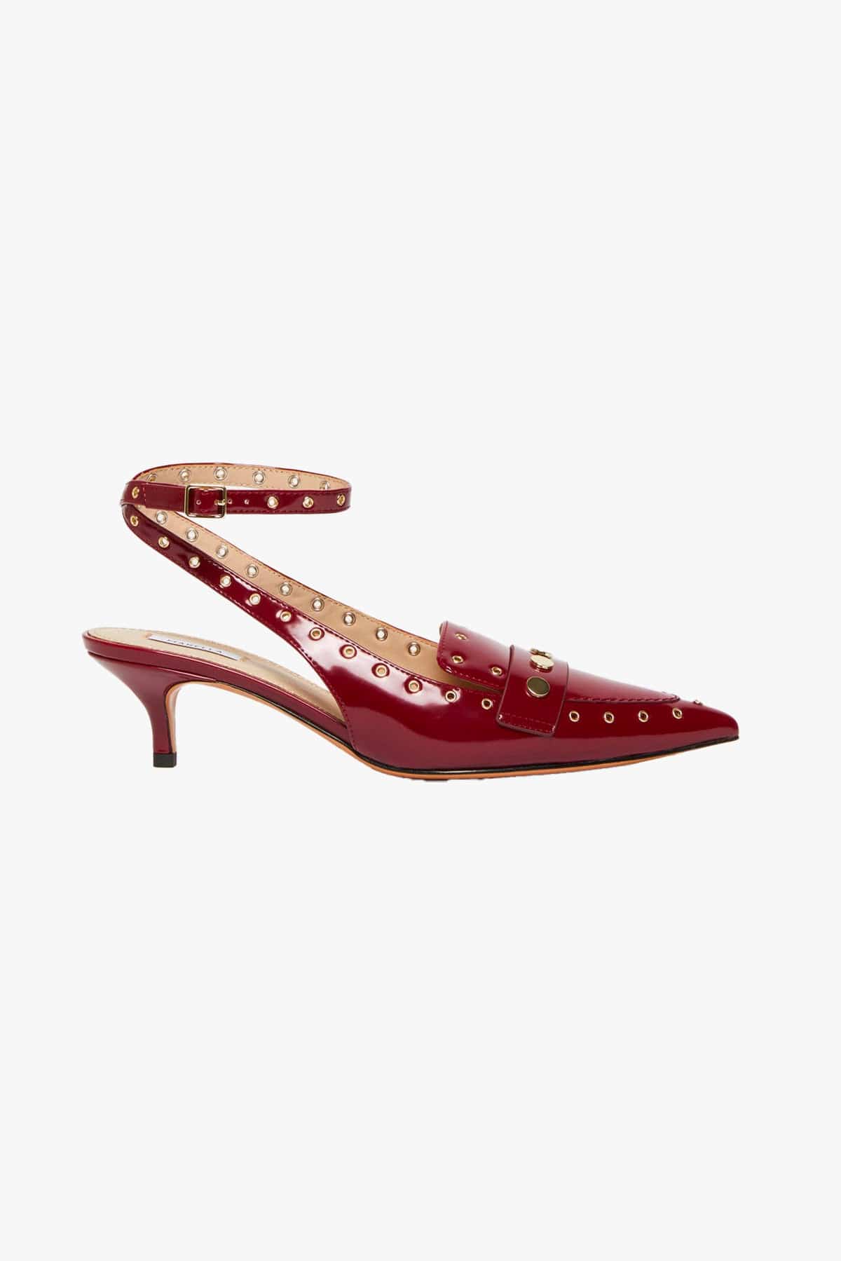 MARELLA CALZATURE  BORDEAUX / 34 Slingback in ecopelle donna Marella Esploso