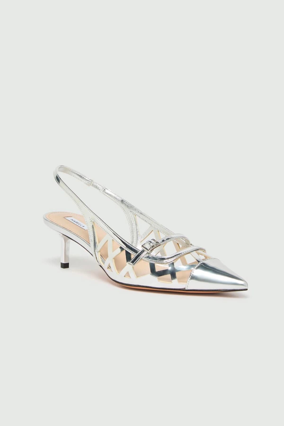 MARELLA CALZATURE  Slingback argento a specchio Marella Mlasavana
