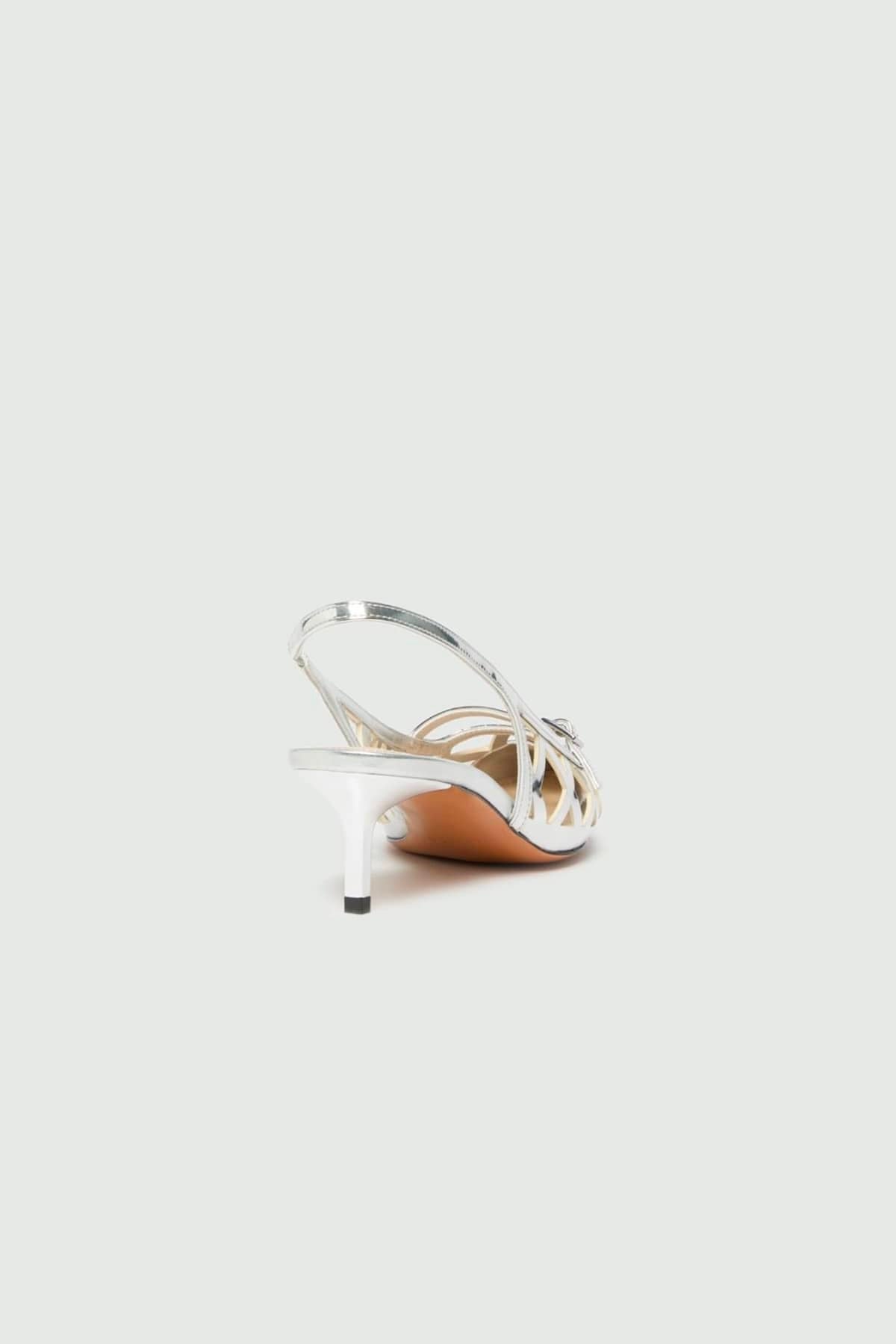MARELLA CALZATURE  Slingback argento a specchio Marella Mlasavana