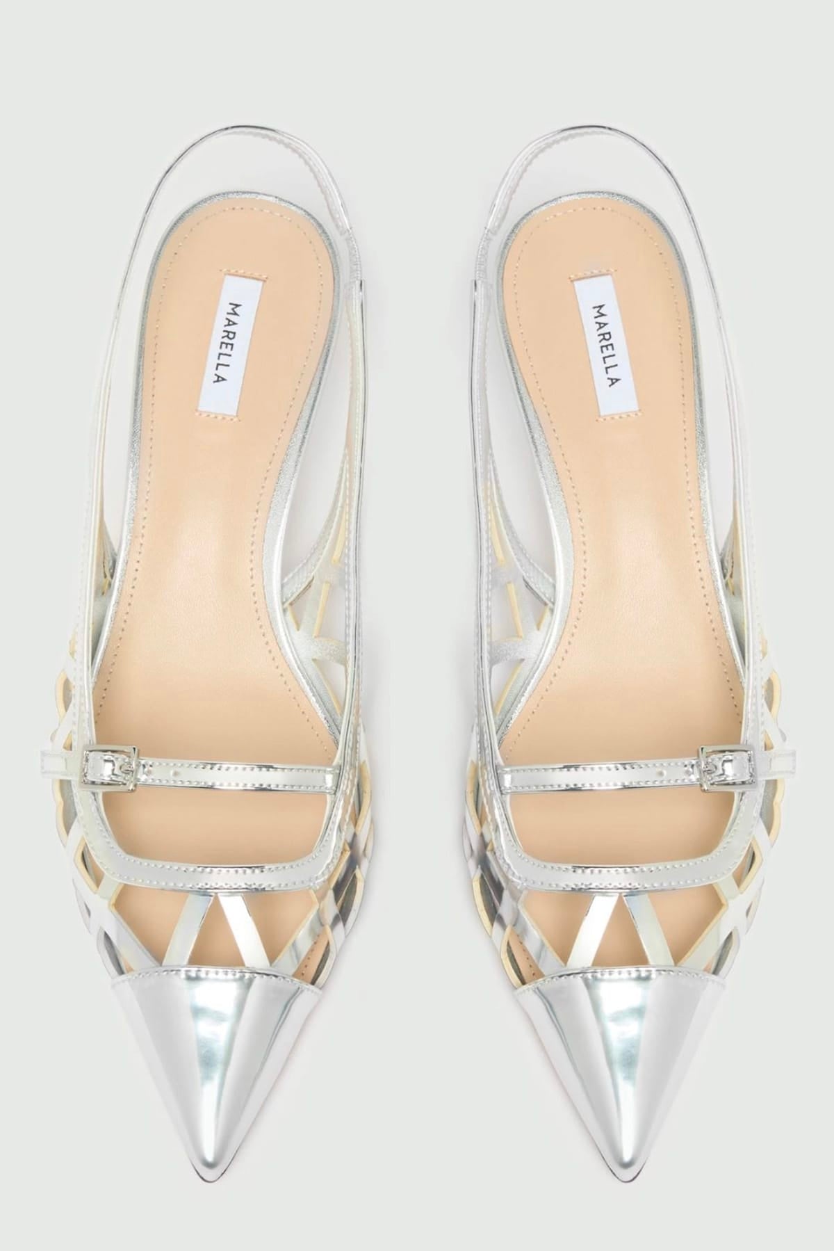 MARELLA CALZATURE  Slingback argento a specchio Marella Mlasavana