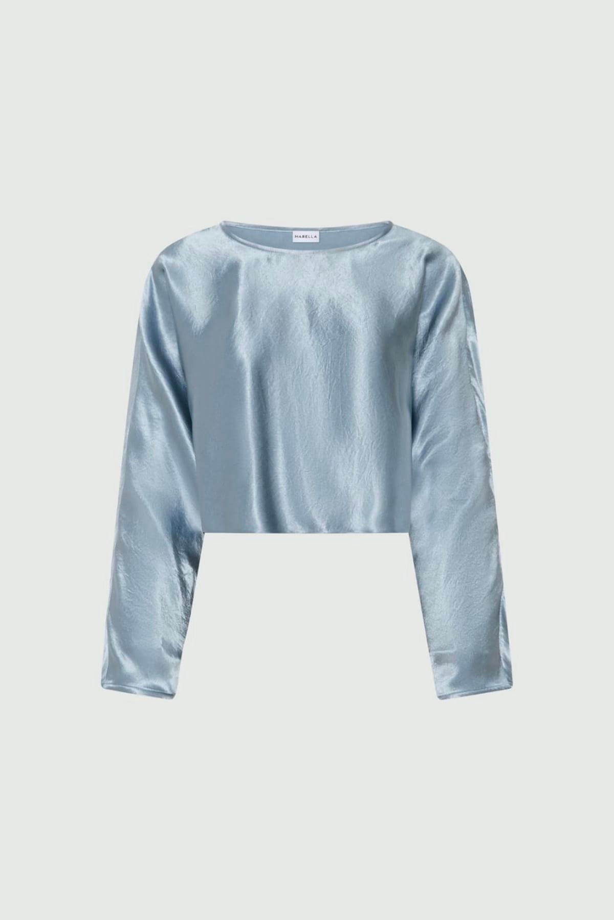 MARELLA CAMICIA  AZZURRO / 34 Blusa in roso azzurro donna Marella Mllesposto