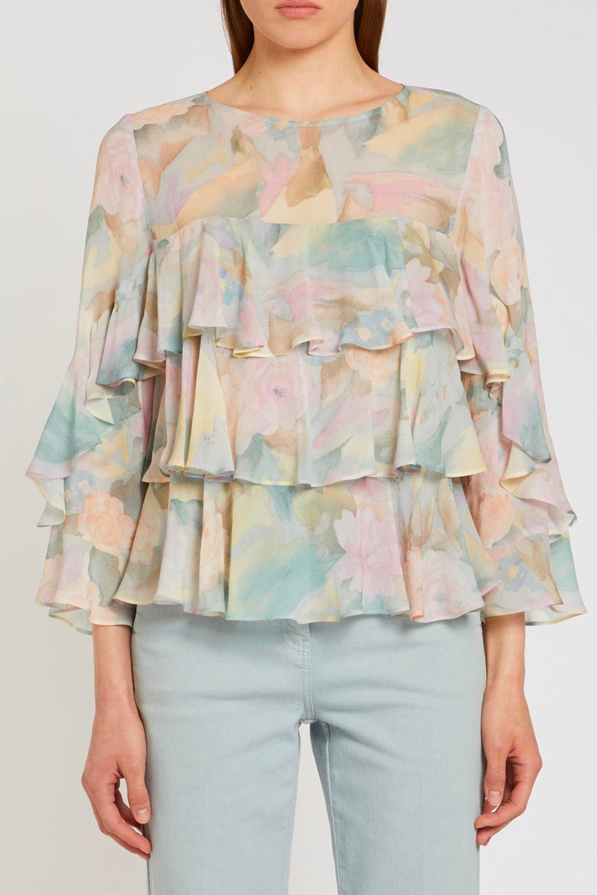 MARELLA CAMICIA  AZZURRO / 34 Camicia stampata donna Marella Falco