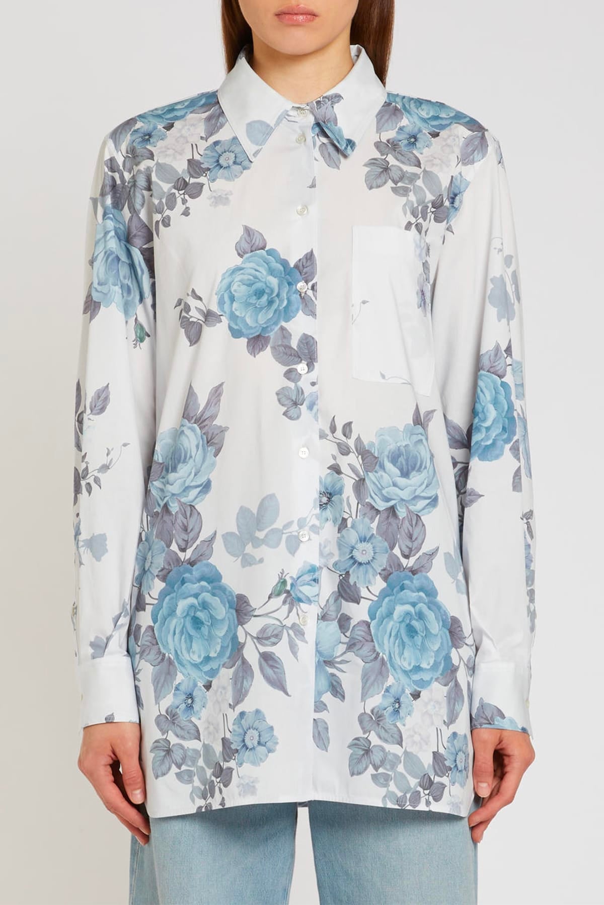 MARELLA CAMICIA  AZZURRO CHIARO / 34 Camicia donna Marella azzorra Mllamici