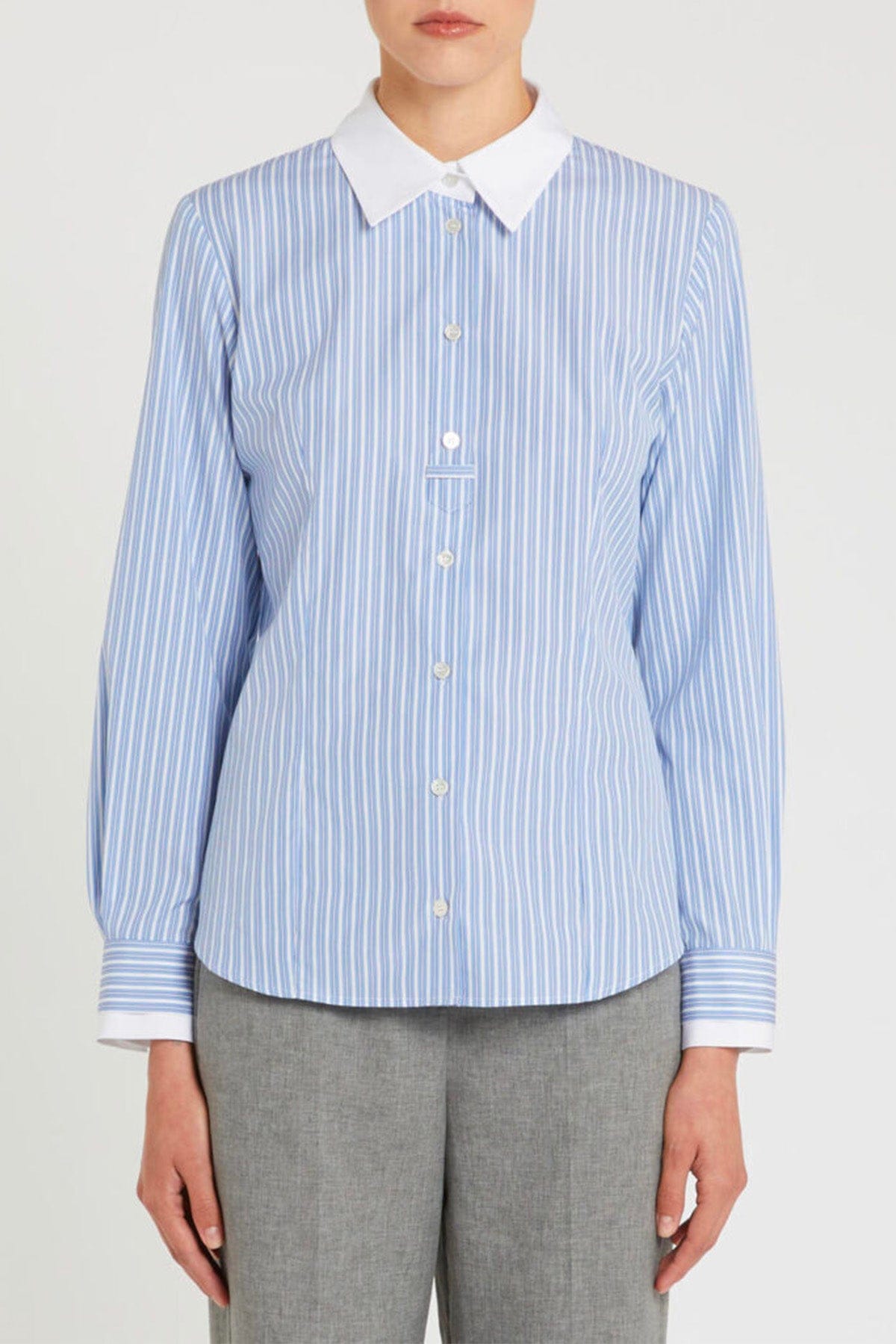 MARELLA CAMICIA  BIANCO OTTICO / 34 Camicia in cotone donna Marella Libbra
