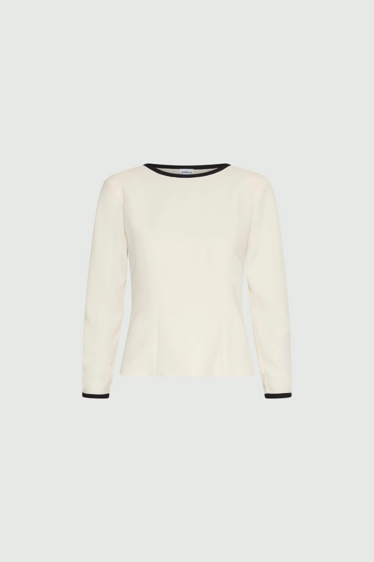 MARELLA CAMICIA  BIANCO LANA / 34 Blusa bianca donna Marella 365 Scacco