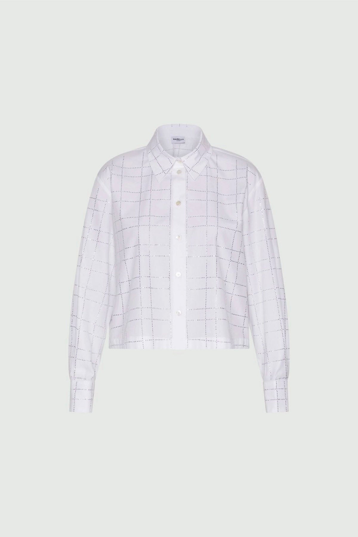 MARELLA CAMICIA  BIANCO OTTICO / 34 Camicia in Cotone bianca donna Marella Acume