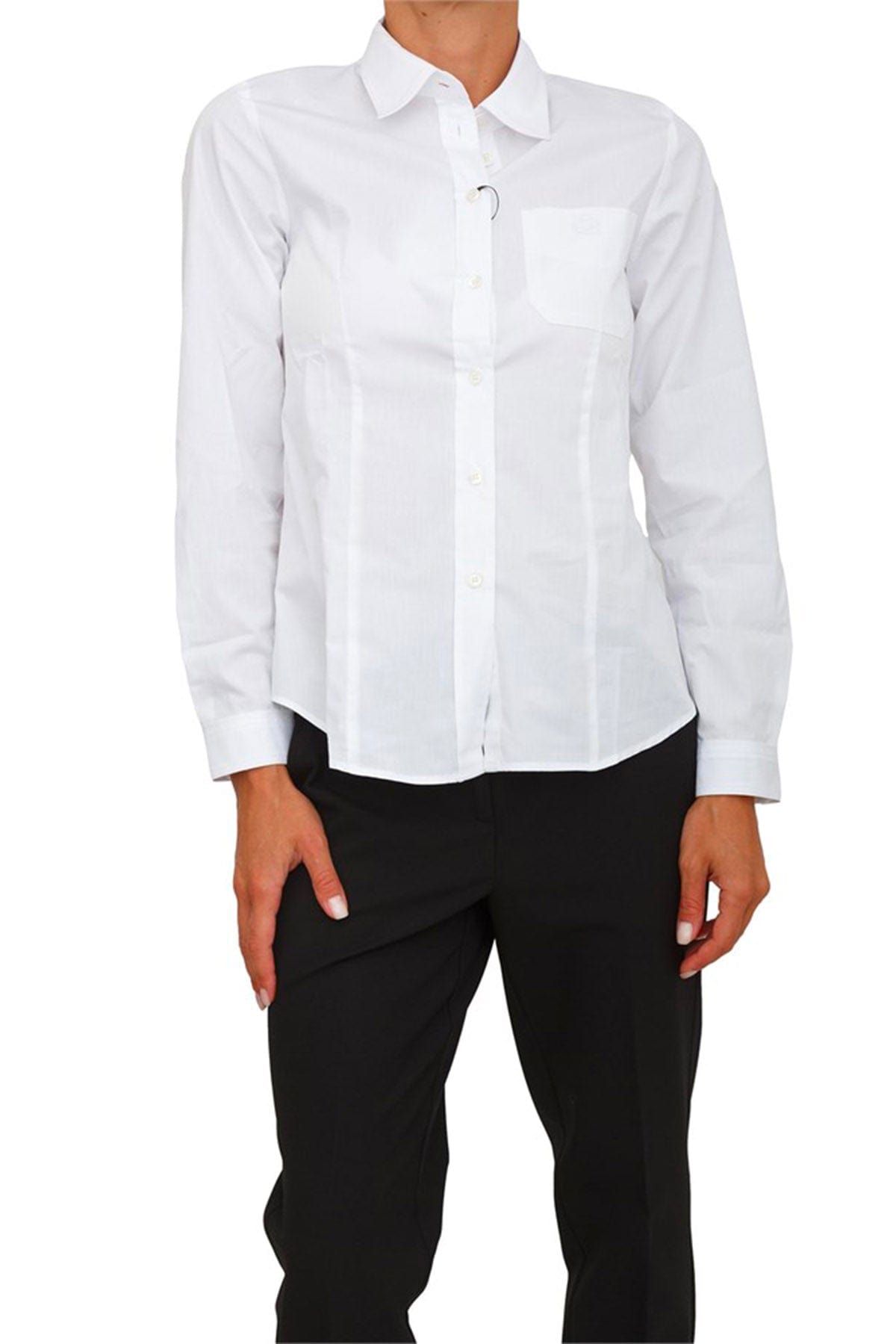 MARELLA CAMICIA  BIANCO OTTICO / 34 Camicia in cotone donna Marella Apice