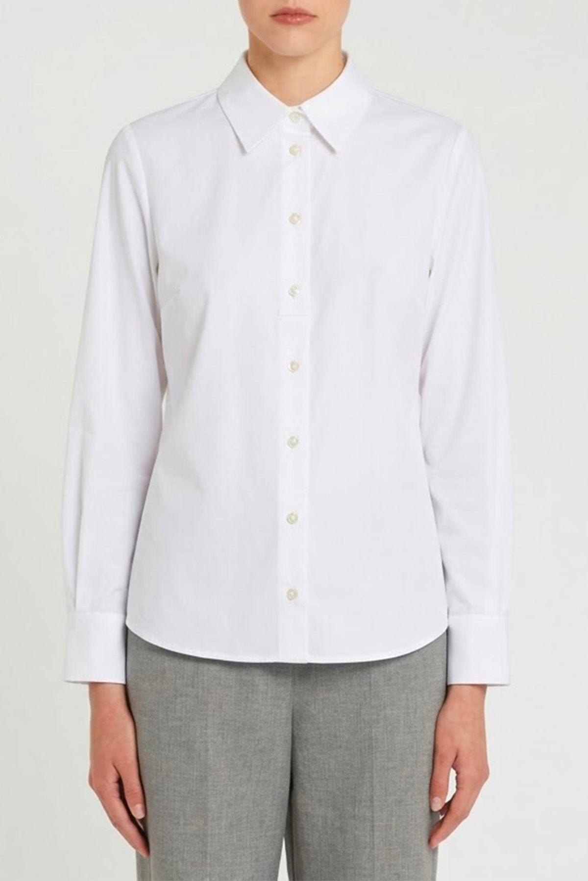 MARELLA CAMICIA  BIANCO OTTICO / 34 Camicia in cotone donna Marella Libbra