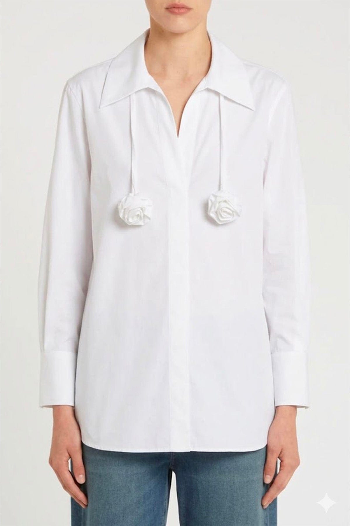 MARELLA CAMICIA  BIANCO OTTICO / 34 Camicia in cotone donna Marella Tabarin1