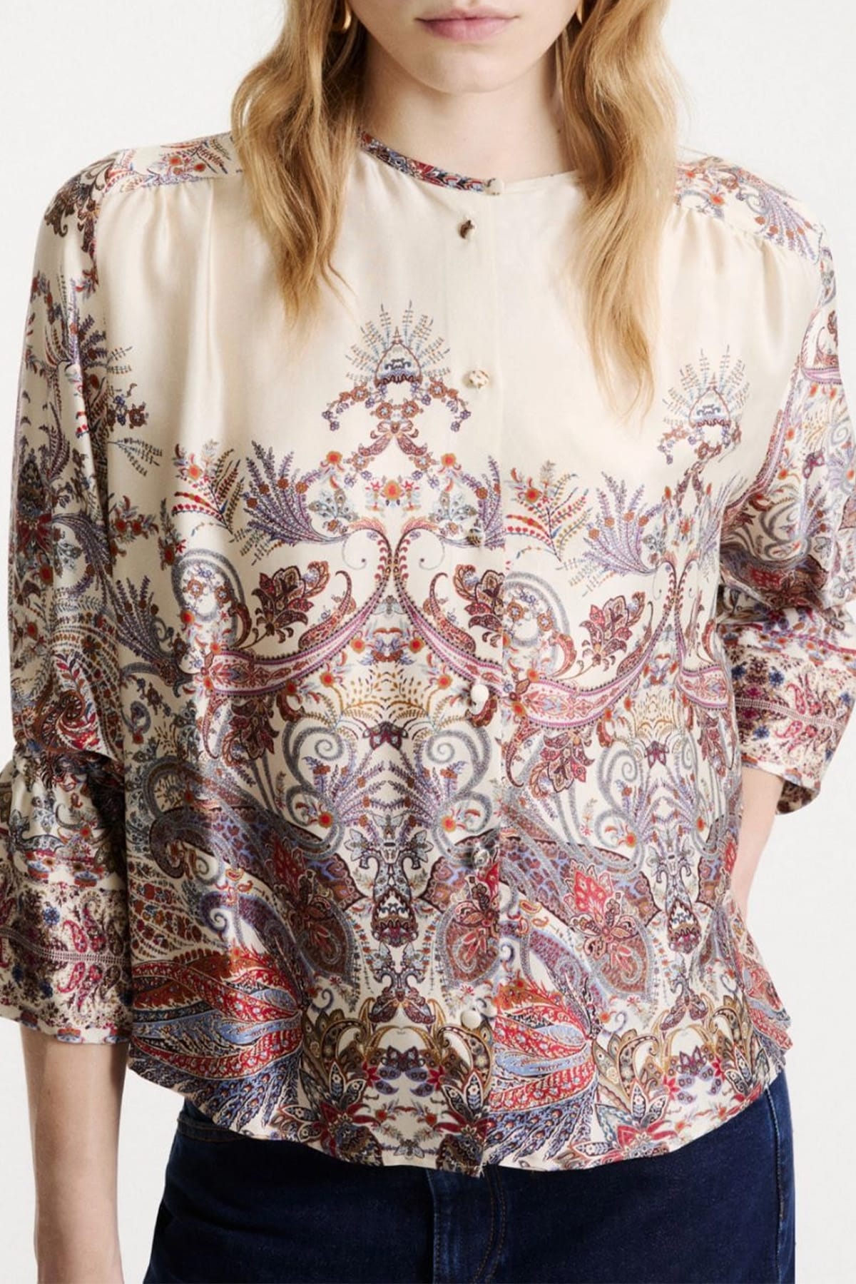 MARELLA CAMICIA  STAMPA / 34 Blusa stampata in viscosa donna Marella Mllgirino