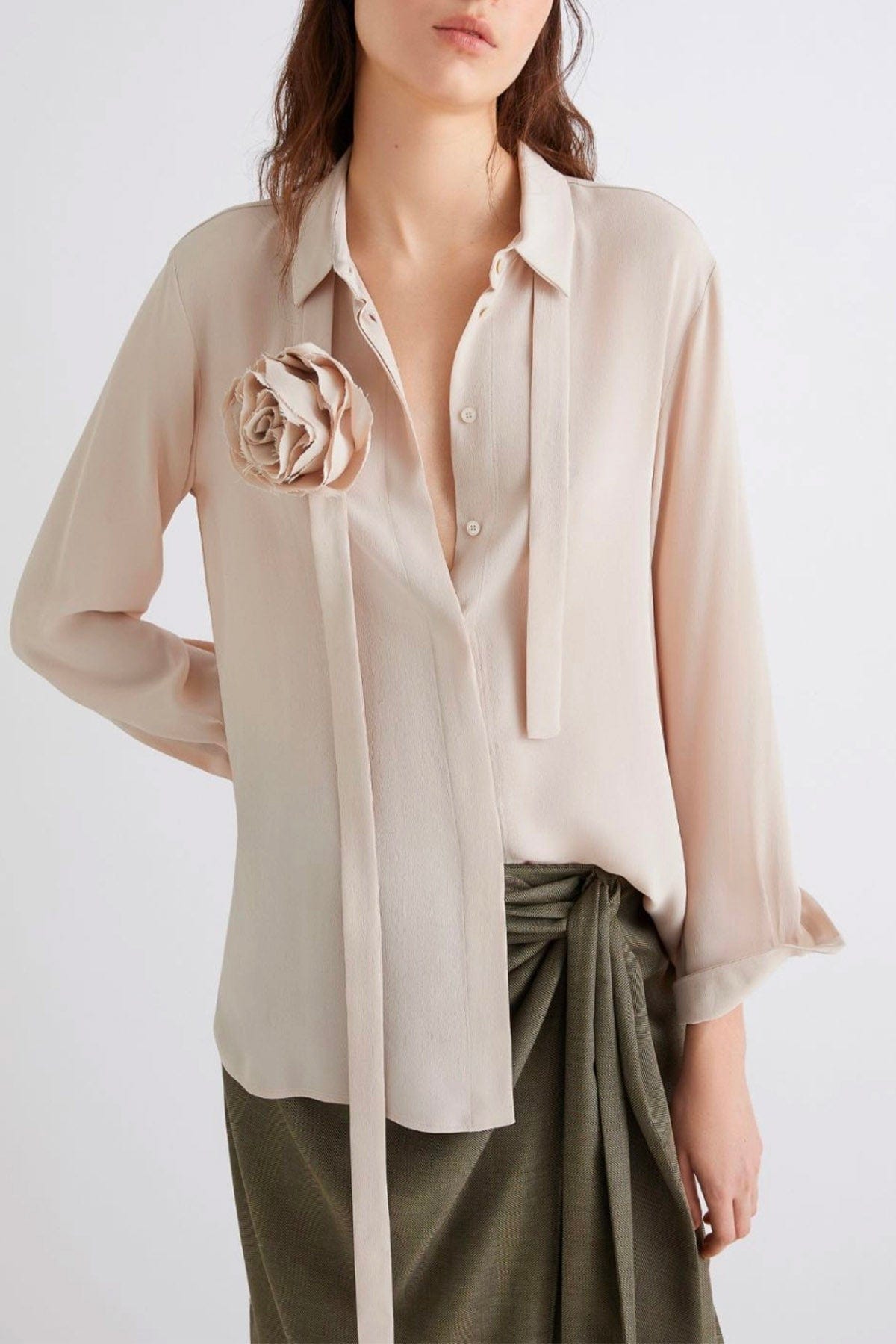 MARELLA CAMICIA  NATURALE / 34 Camicia donna Marella Cabiria