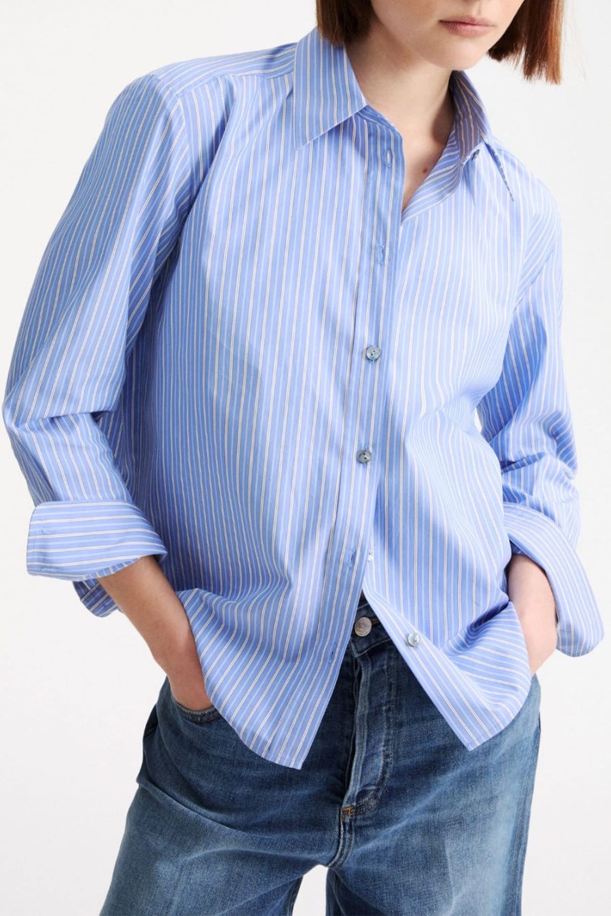MARELLA CAMICIA  RIGATO / 34 Camicia in cotone donna Marella Mlltequila