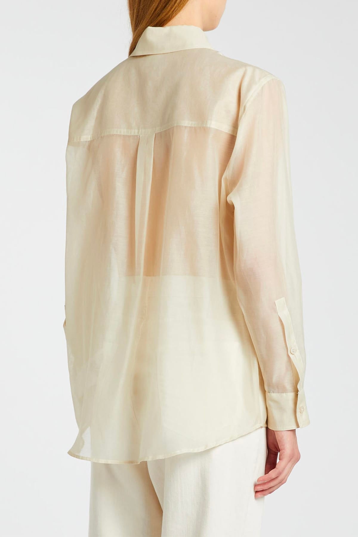 MARELLA CAMICIA  Camicia in cotone e seta donna Marella Monochrome Mlmcennare1