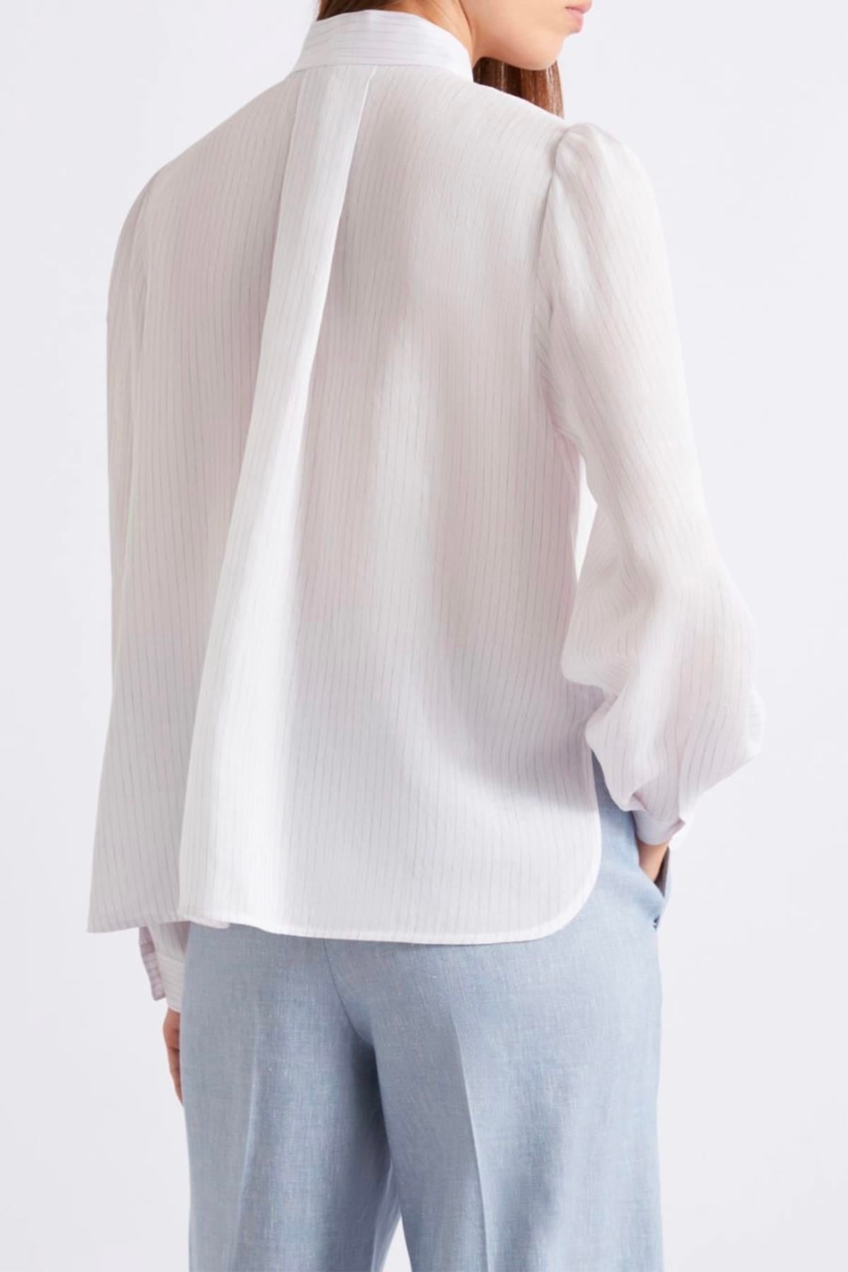 MARELLA CAMICIA  Camicia in seta con rouches Marella Mllragni