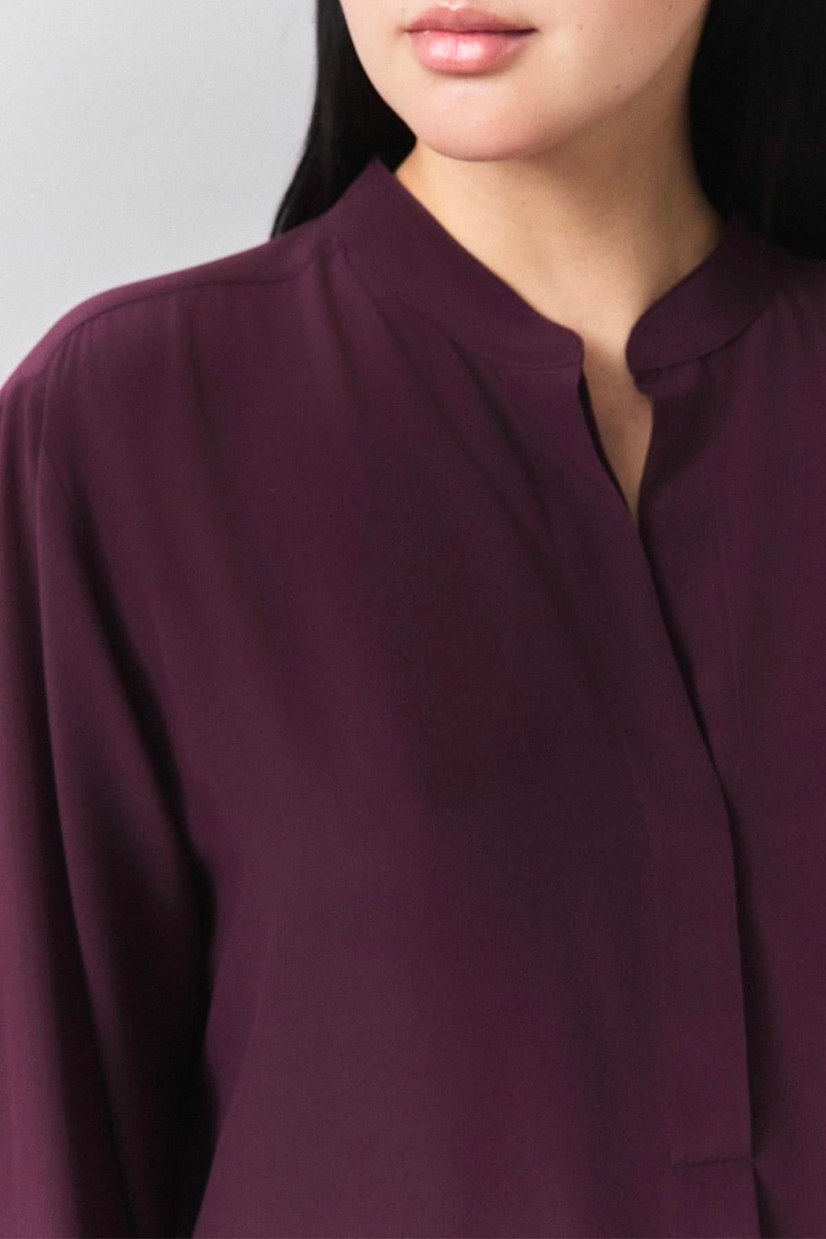 MARELLA CAMICIA  VIOLA MORA / 34 Camicia in seta donna Marella Mllliriche