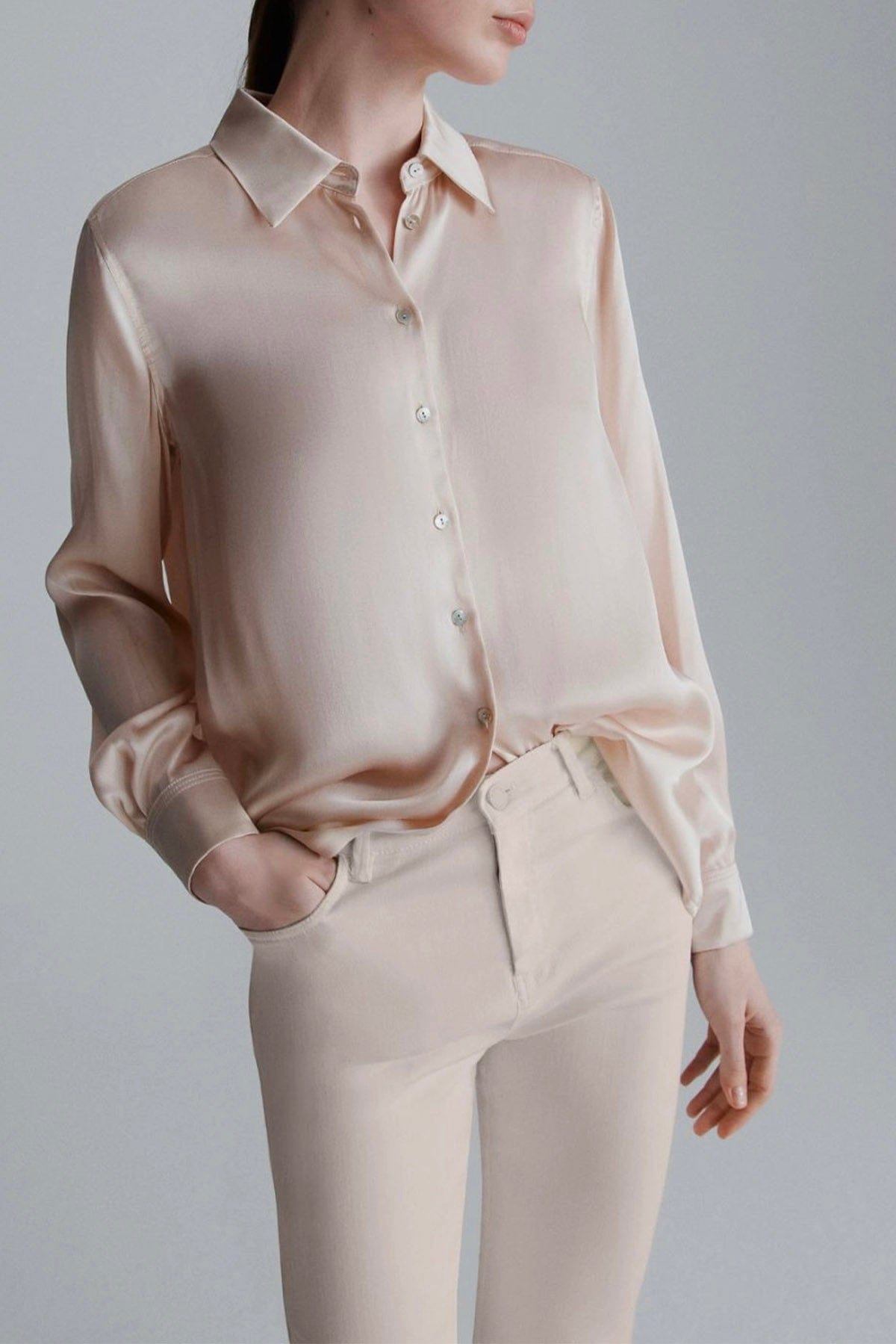 MARELLA CAMICIA  Camicia in seta donna Marella Monochrome Bunny