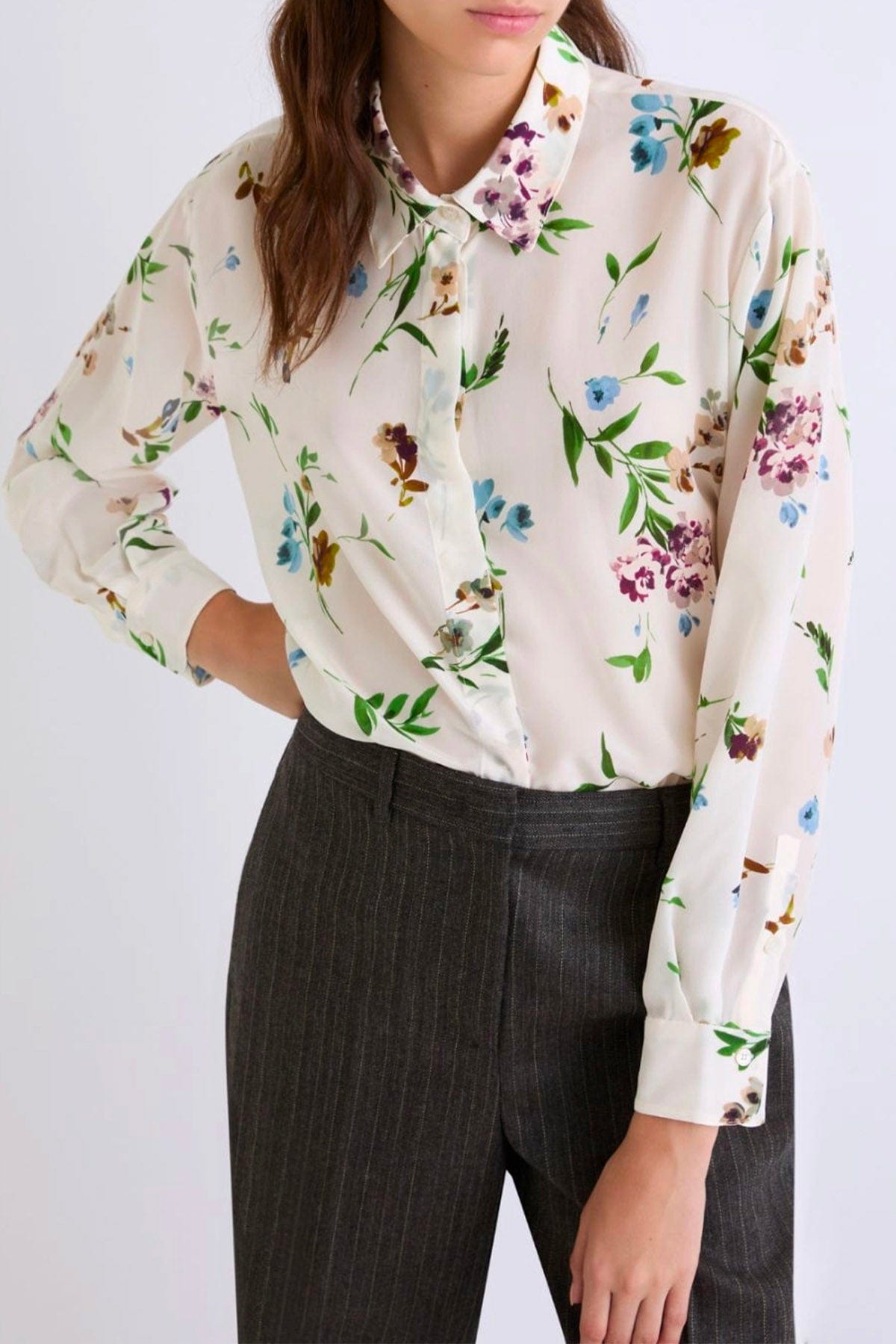 MARELLA CAMICIA  Camicia in seta stampata Marella Faretra