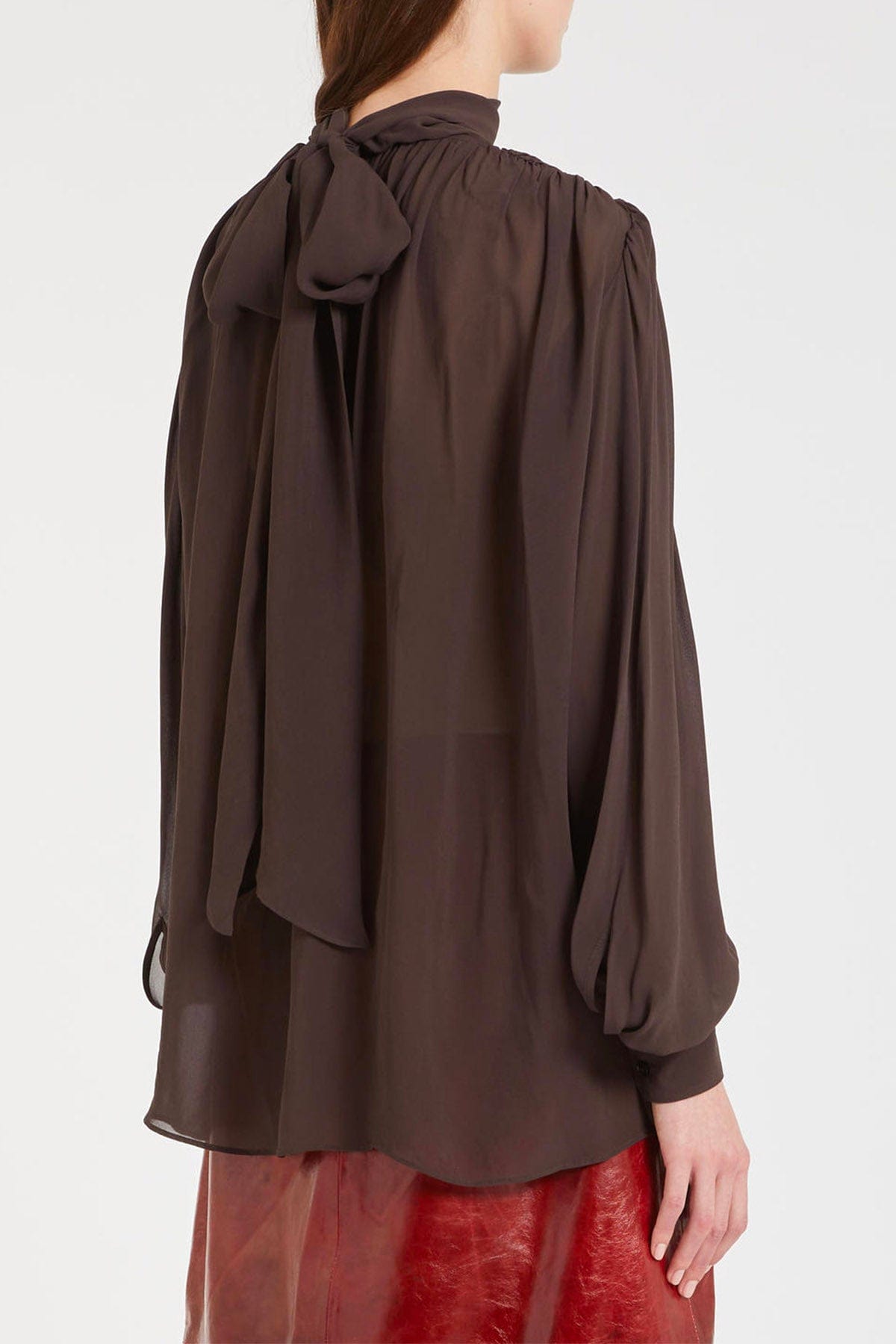 MARELLA CAMICIA  Camicia plissè marrone donna Marella Canapa
