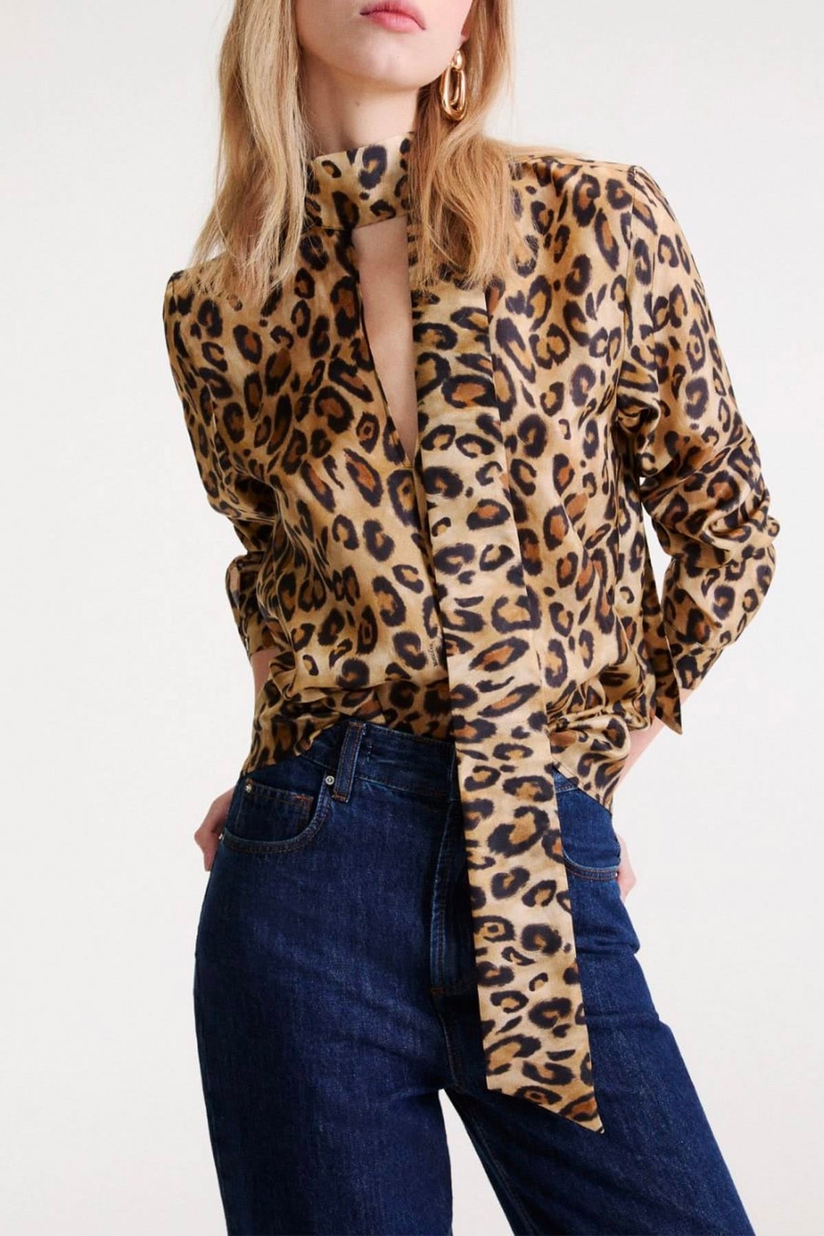 MARELLA CAMICIA  Camicia stampata animalier donna Marella Mlsnastro