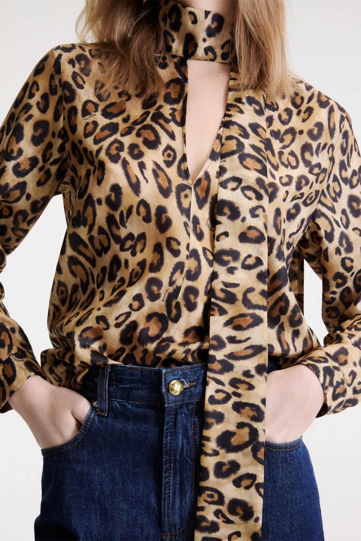 MARELLA CAMICIA  Camicia stampata animalier donna Marella Mlsnastro