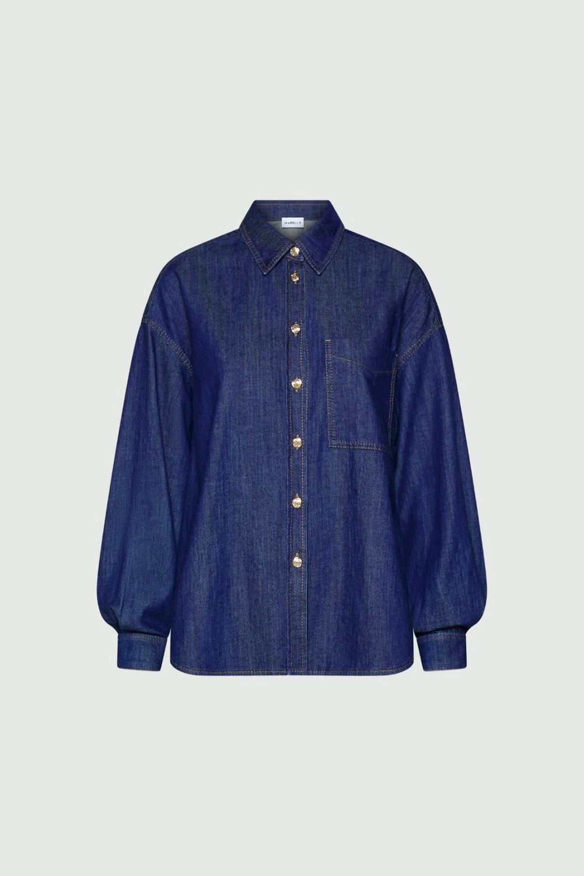 MARELLA CAMICIA  JEANS / 34 Camicia in jeans donna Marella Mllmedeola