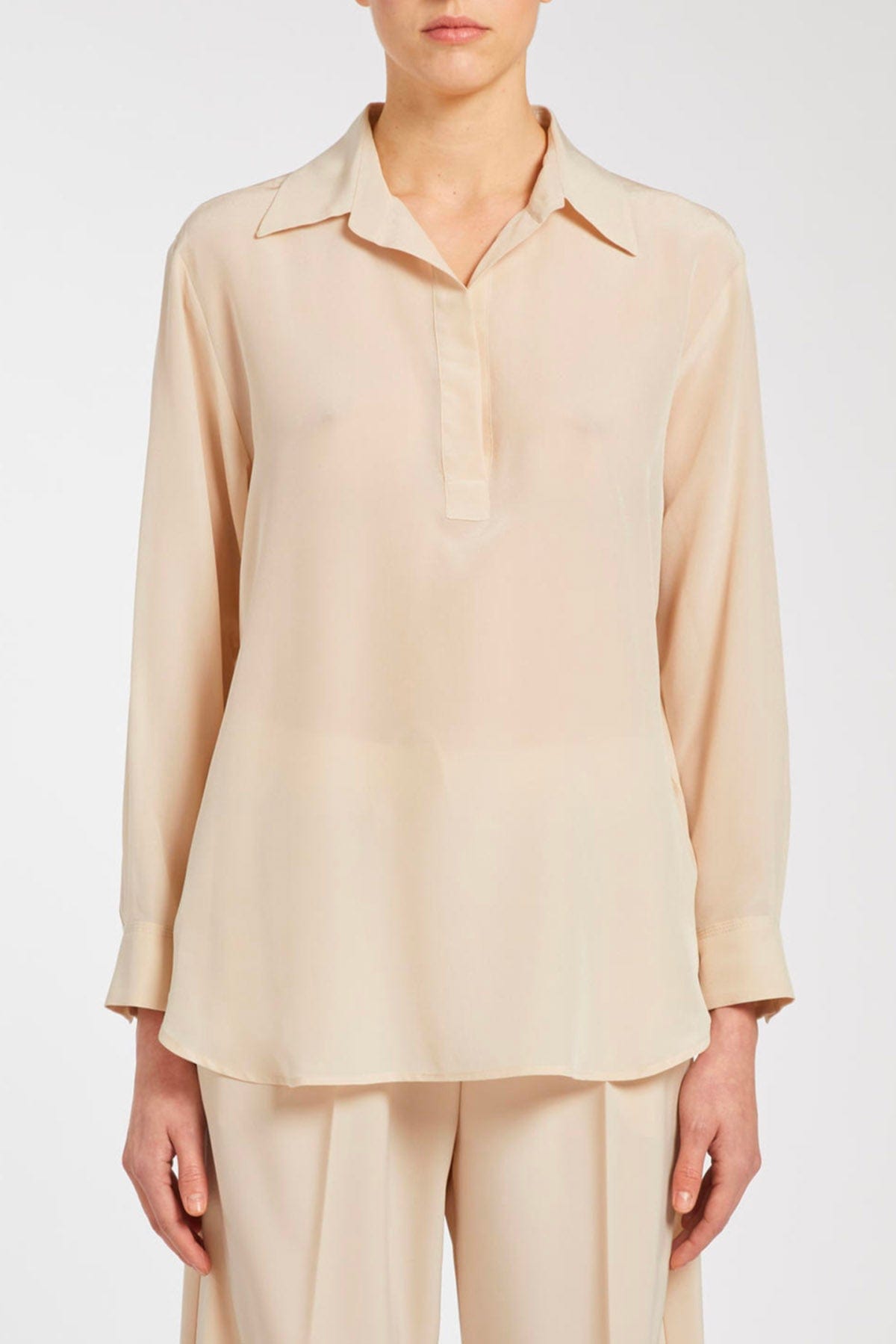 MARELLA CAMICIA  PANNA / 34 Camicia in seta donna Marella Monochrome Siro