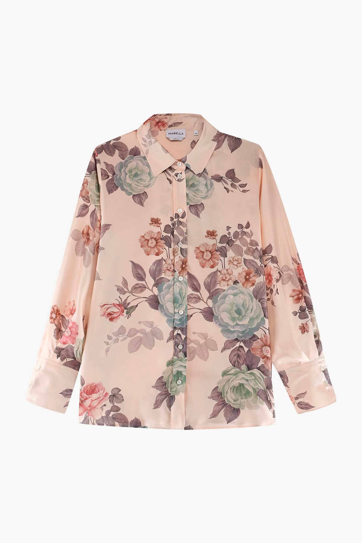 MARELLA CAMICIA  ROSA CIPRIA / 34 Camicia in seta donna Marella Mllsalve
