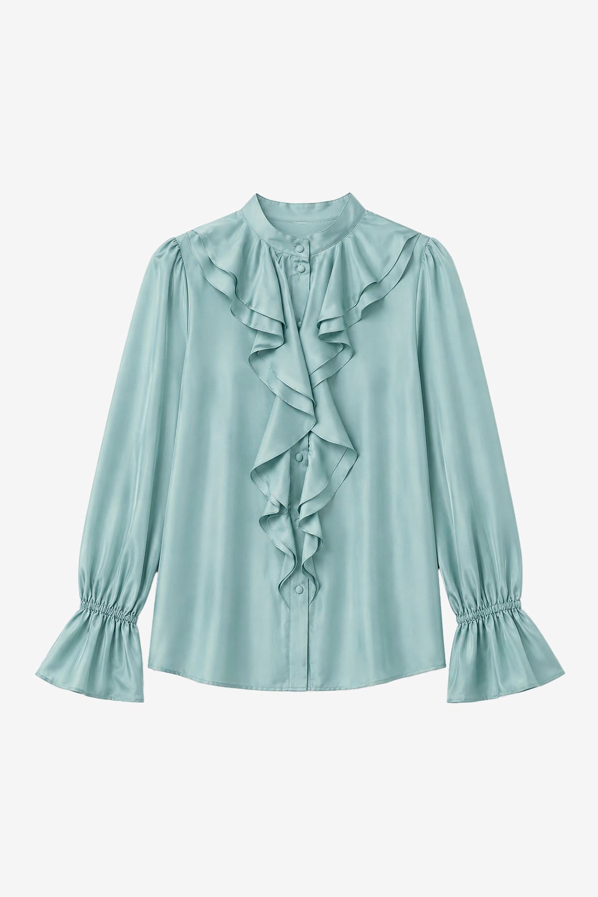 MARELLA CAMICIA  VERDE ACQUA / 34 Camicia in seta donna Marella Mllcaldaia