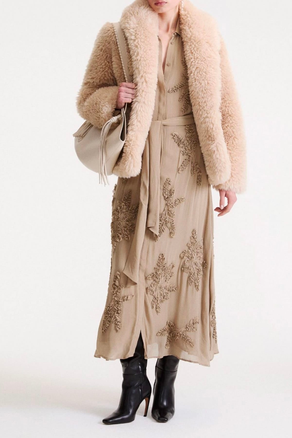 MARELLA CAPOSPALLA ASPET. PELLIC Giaccone faux fur long Marella Mllcosetta