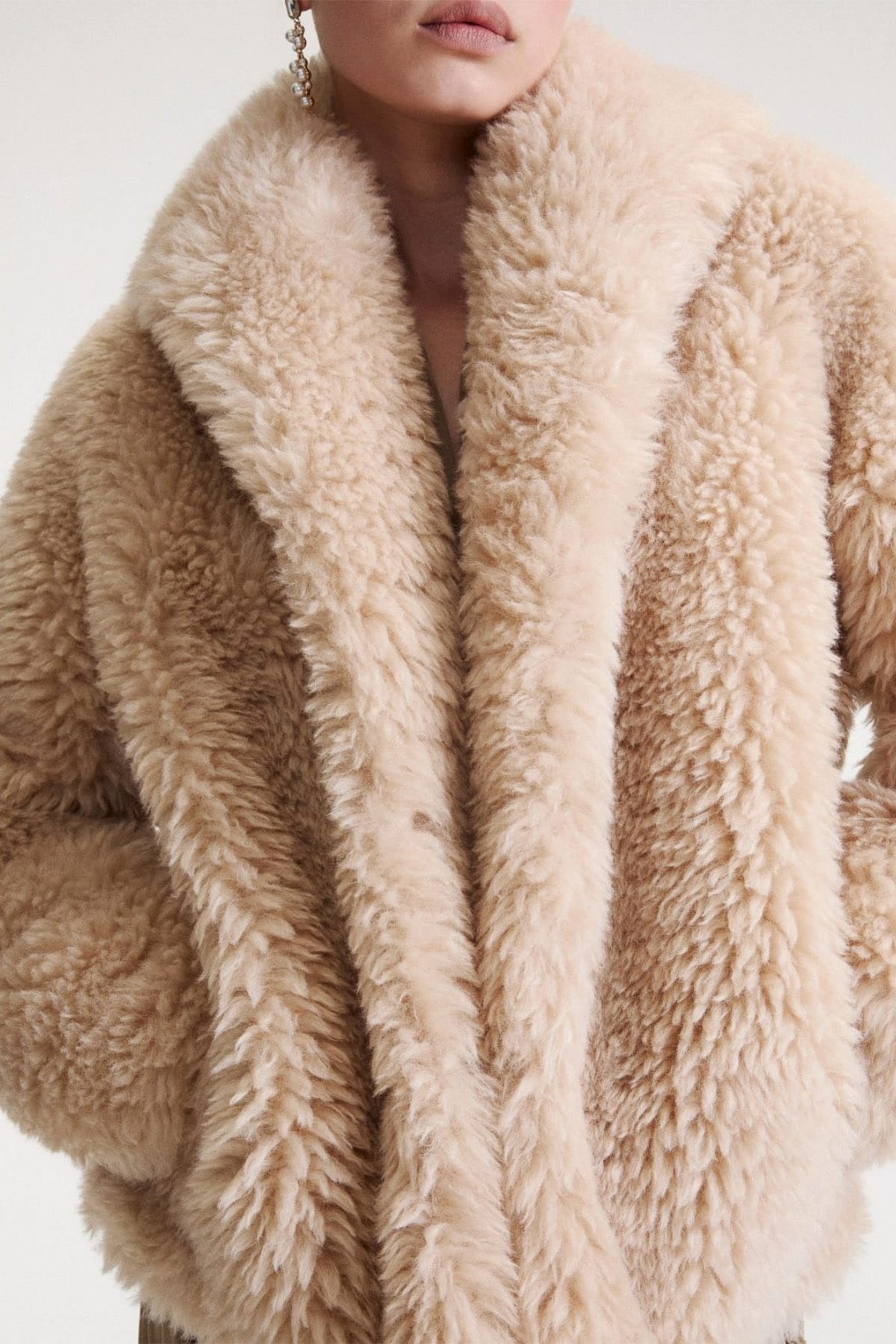MARELLA CAPOSPALLA ASPET. PELLIC Giaccone faux fur long Marella Mllcosetta