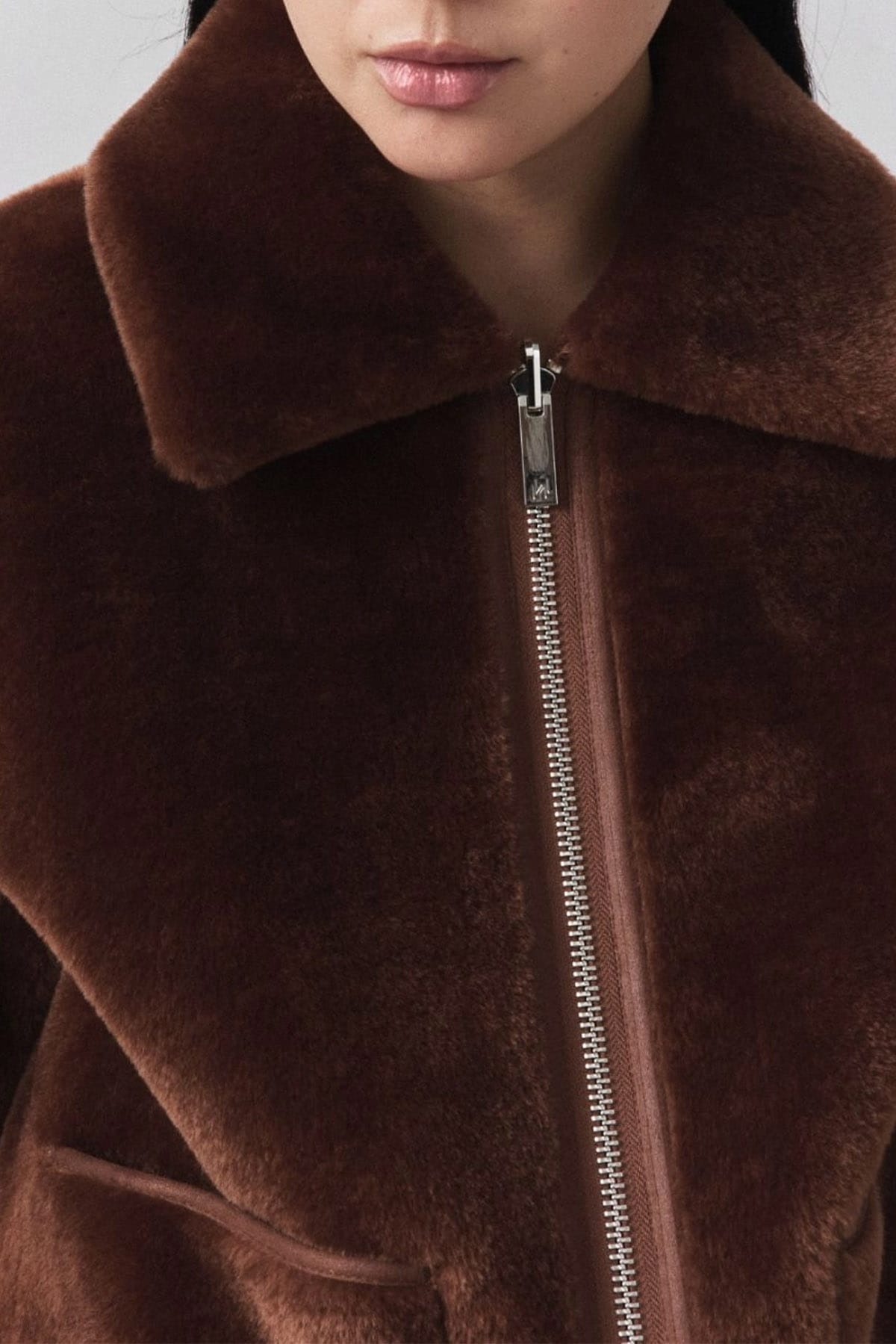 MARELLA CAPOSPALLA ASPET. PELLIC Giaccone in faux fur Marella Mllnuvole