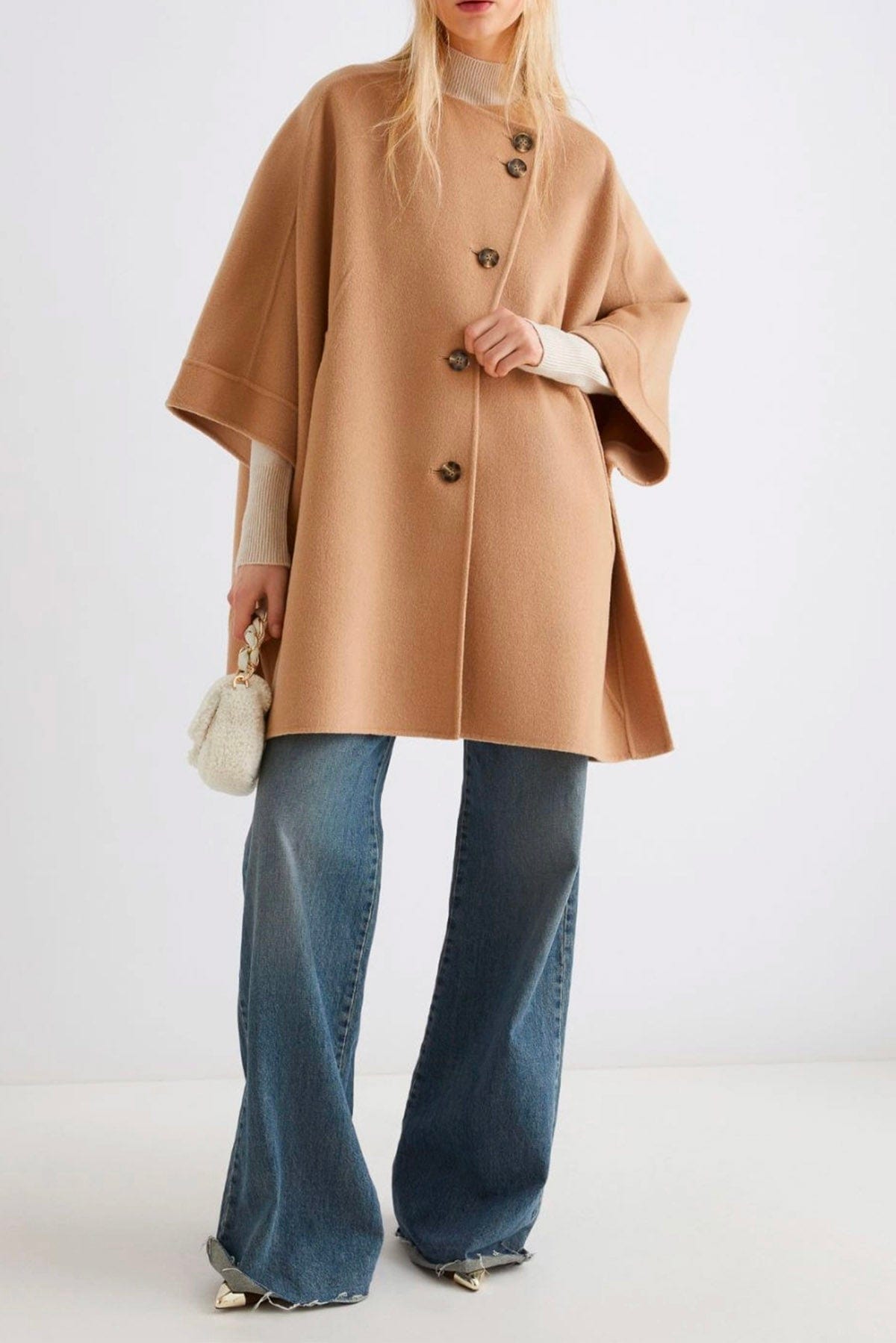 MARELLA CAPPA-MANTELLA-PONCHO Cappa in lana donna Marella Cantore
