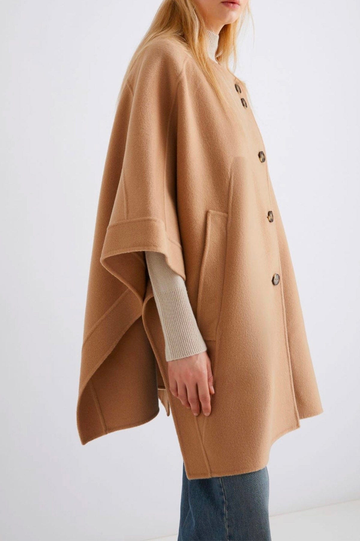 MARELLA CAPPA-MANTELLA-PONCHO Cappa in lana donna Marella Cantore