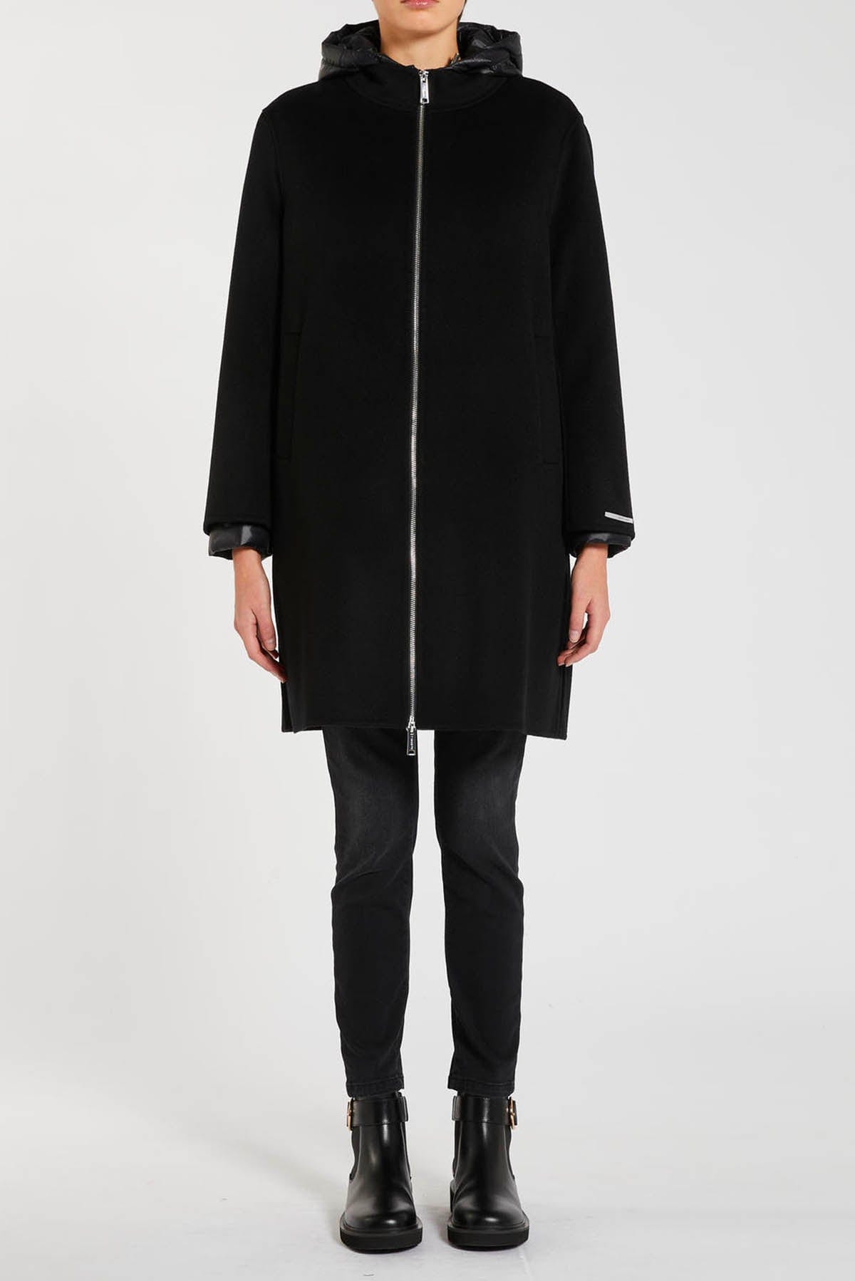 MARELLA CAPPOTTO GIACCO +1 P Cappotto Imbottito Donna Nero Marella Salvia