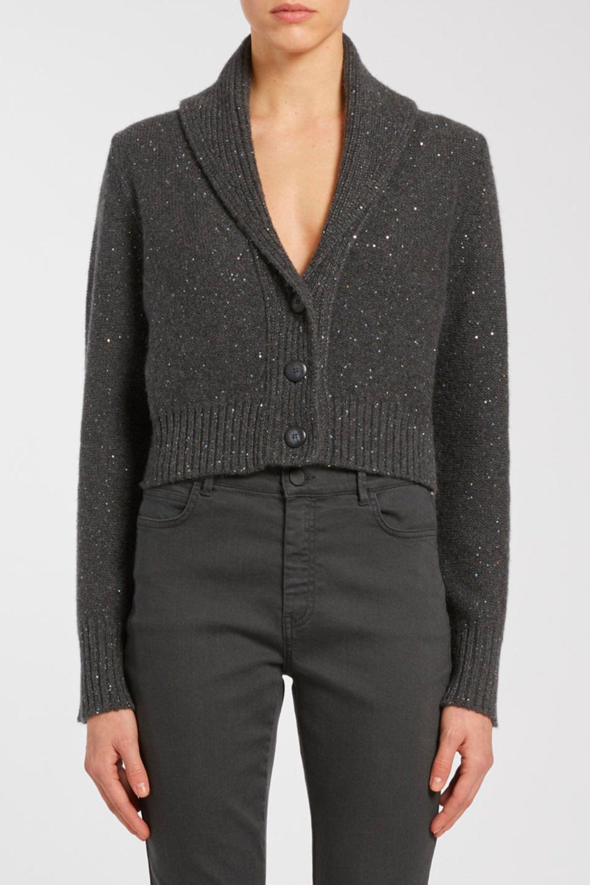 MARELLA CARDIGAN  ANTRACITE / XXS Cardigan in maglia donna Marella Monochrome Zambia