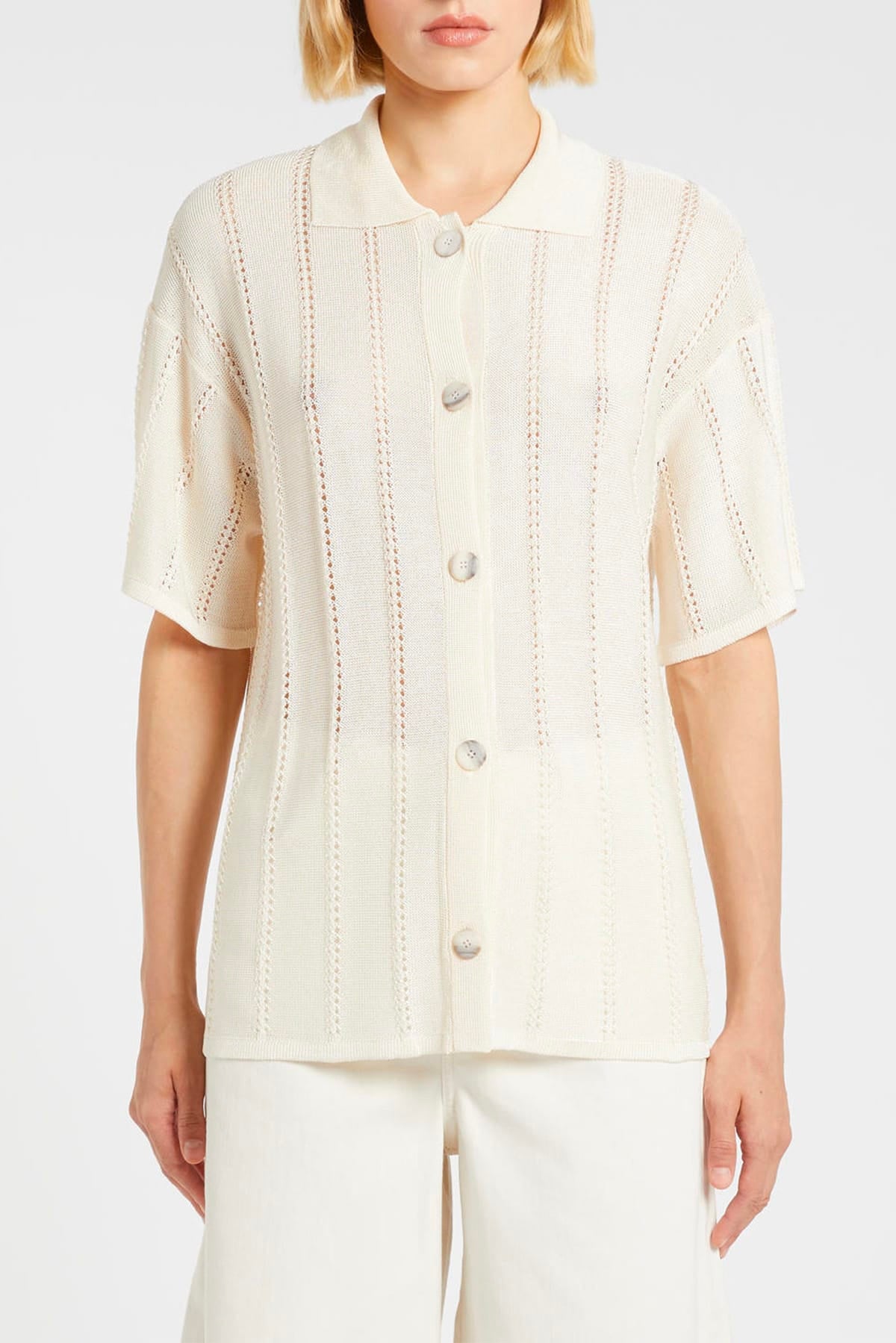 MARELLA CARDIGAN  BIANCO / XXS Cardigan in maglia fluida Marella Monochrome Mlmbambina