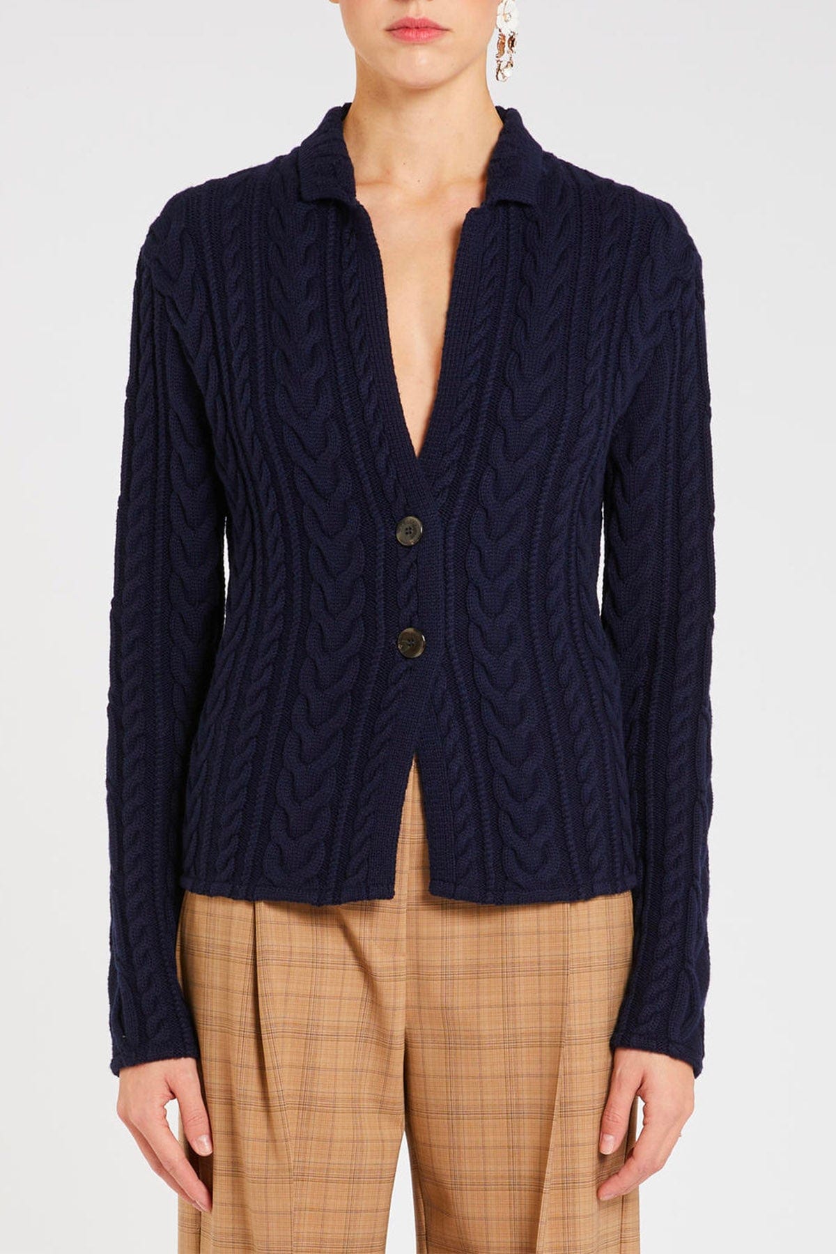 MARELLA CARDIGAN  BLU / XXS Cardigan in Lana e cotone donna Marella Guinea